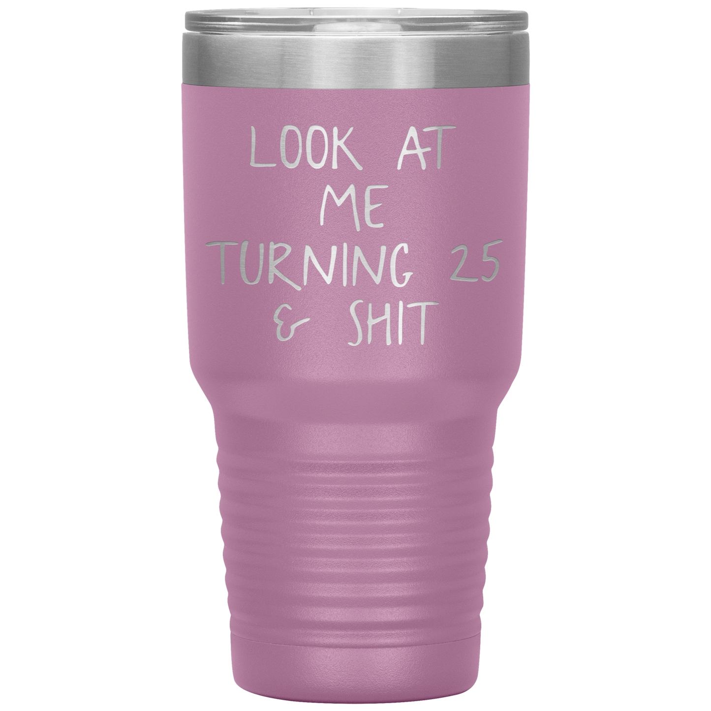 25th Birthday Tumbler, 25th Birthday Gifts, Travel Coffee Mug, Birthday Gifts for Men and Women