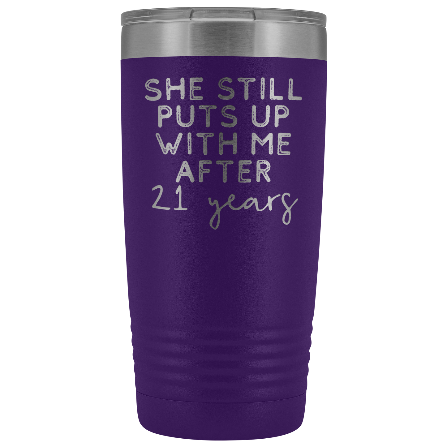 21e anniversaire Gift 21 Year Wedding Anniversary Coffee Mug Funny Husband Tumbler Gifts for Him Anniversary for Men Cup