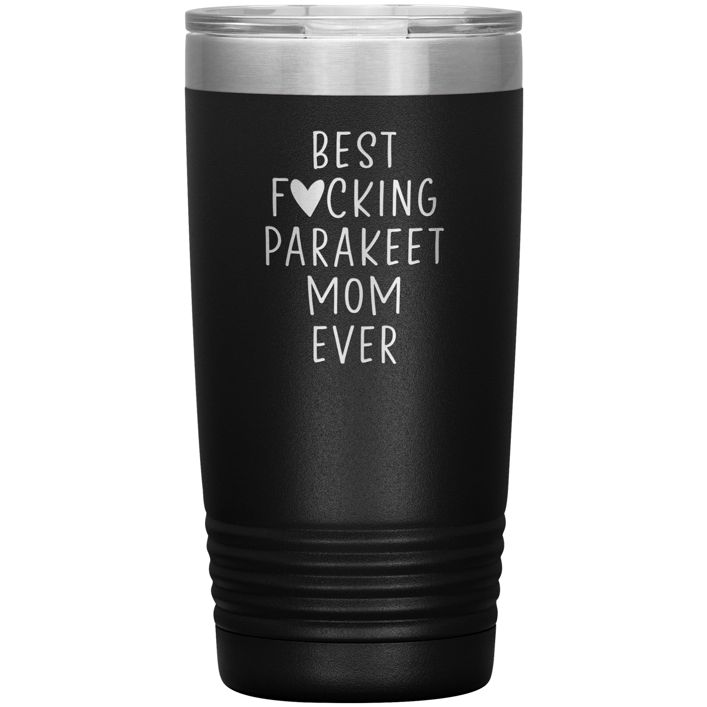 Parakeet Mom Tumbler, Parakeet Mom Gifts, Travel Coffee Mug, Birthday Gifts for Men and Women