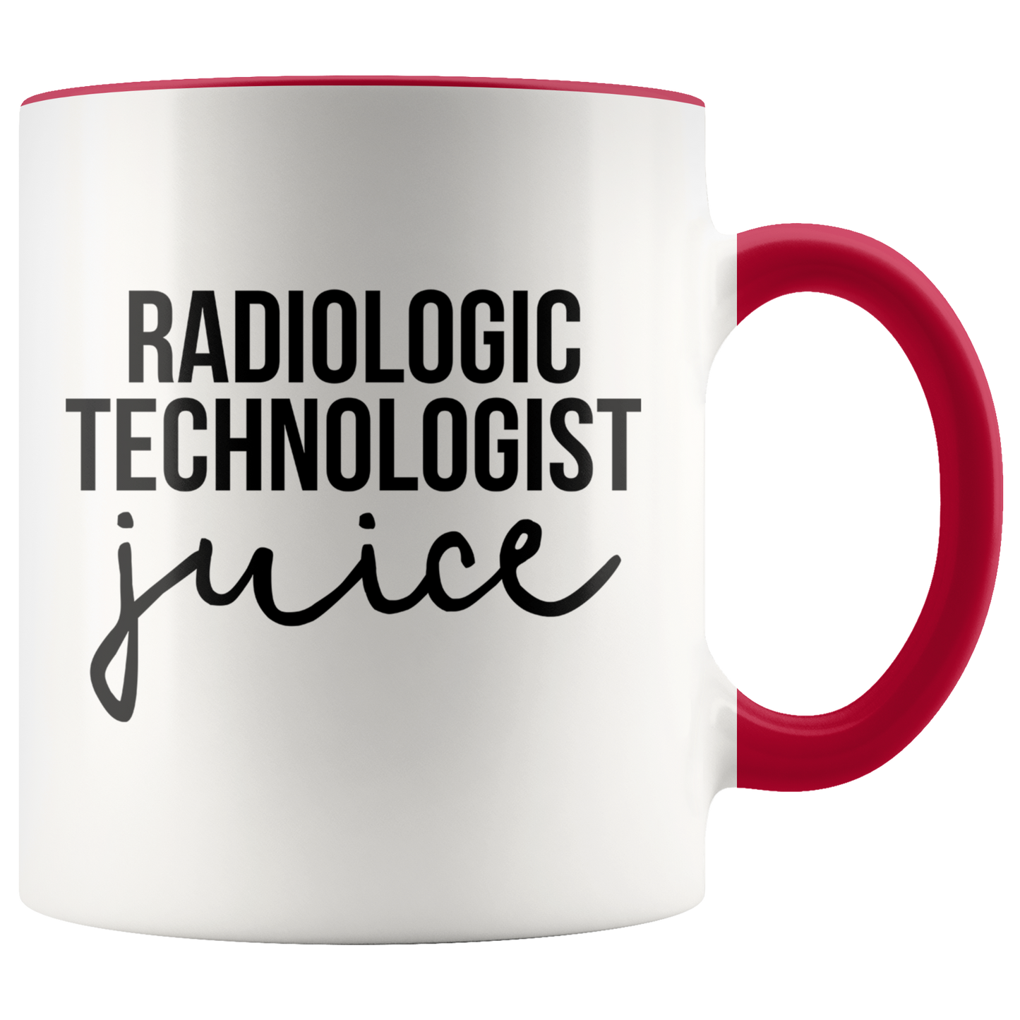 Radiologic Technologist Gifts, Coffee Mug, Two Tone Accent Cup, Birthday Gift for Men and Women