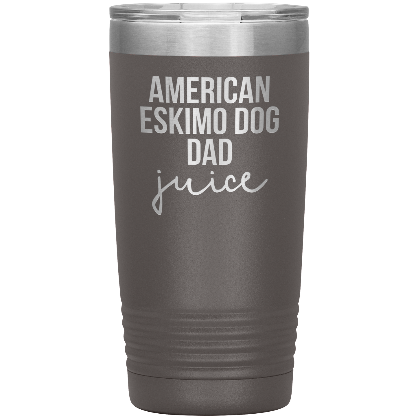 American Eskimo Dog Dad Tumbler, Funny Travel Coffee Mug, Birthday Gifts for Men and Women