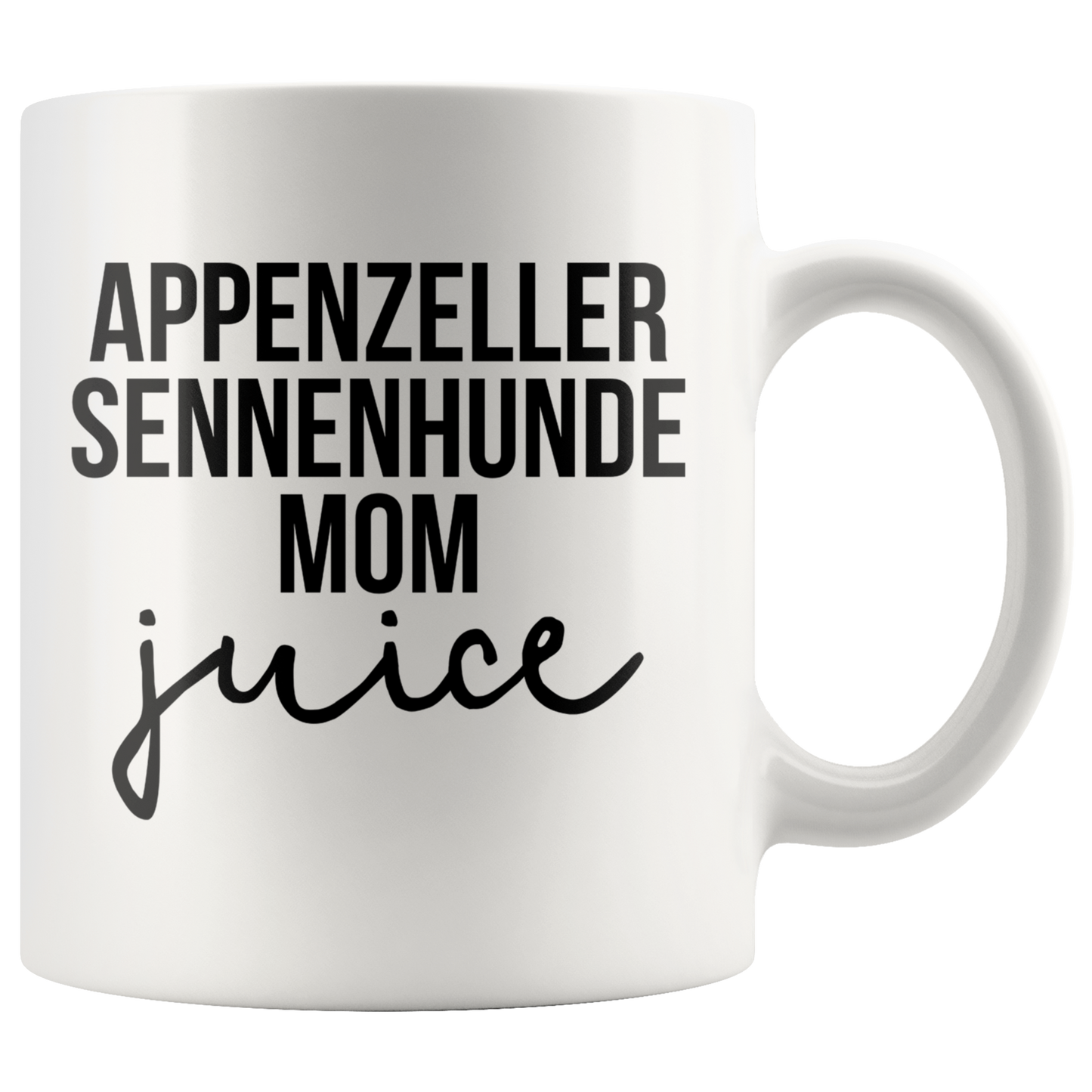 Appenzeller Sennenhunde Mom Gifts, Coffee Mug, Two Tone Accent Cup, Birthday Gift for Men and Women