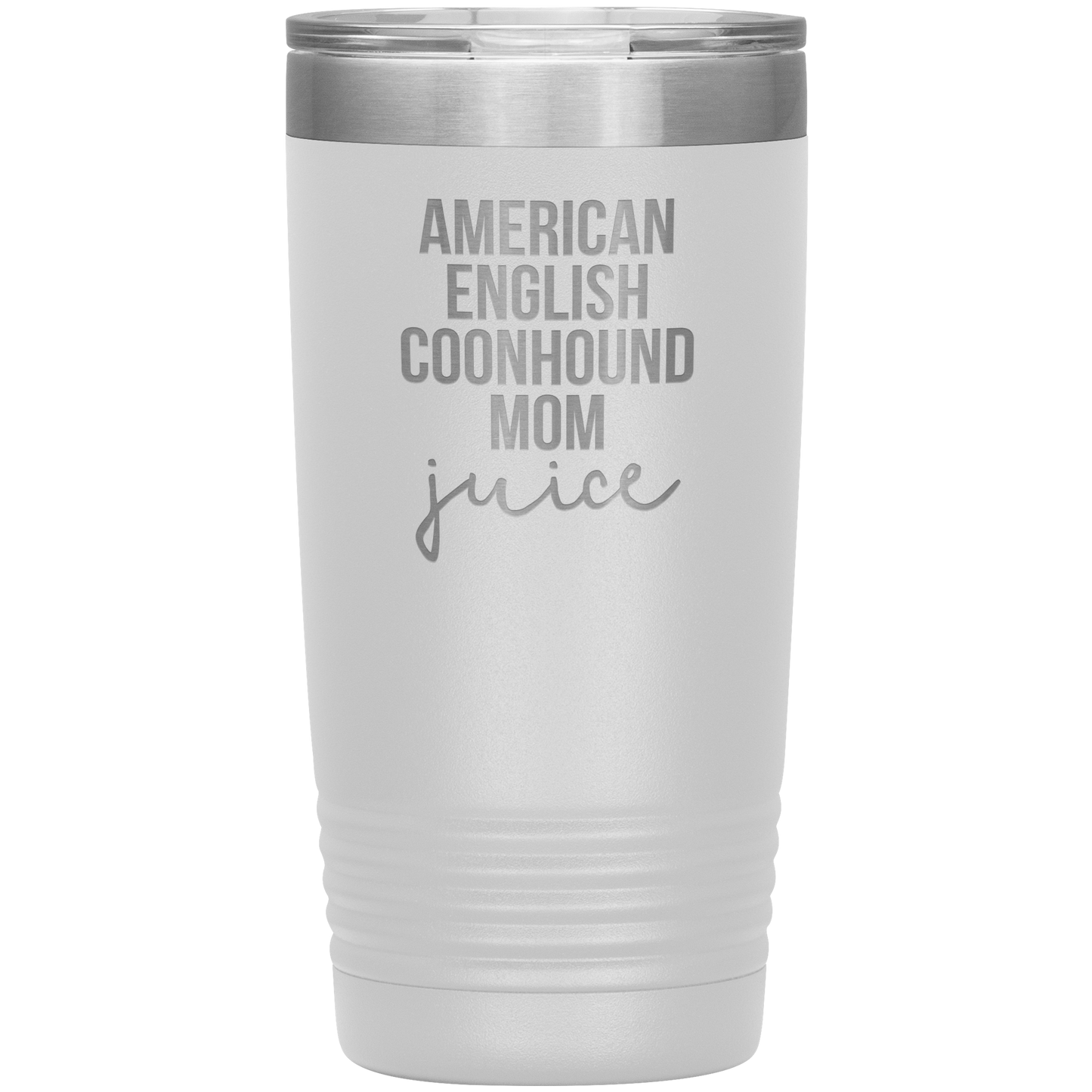 American English Coonhound Mom Tumbler, Funny Travel Coffee Mug, Birthday Gifts for Men and Women