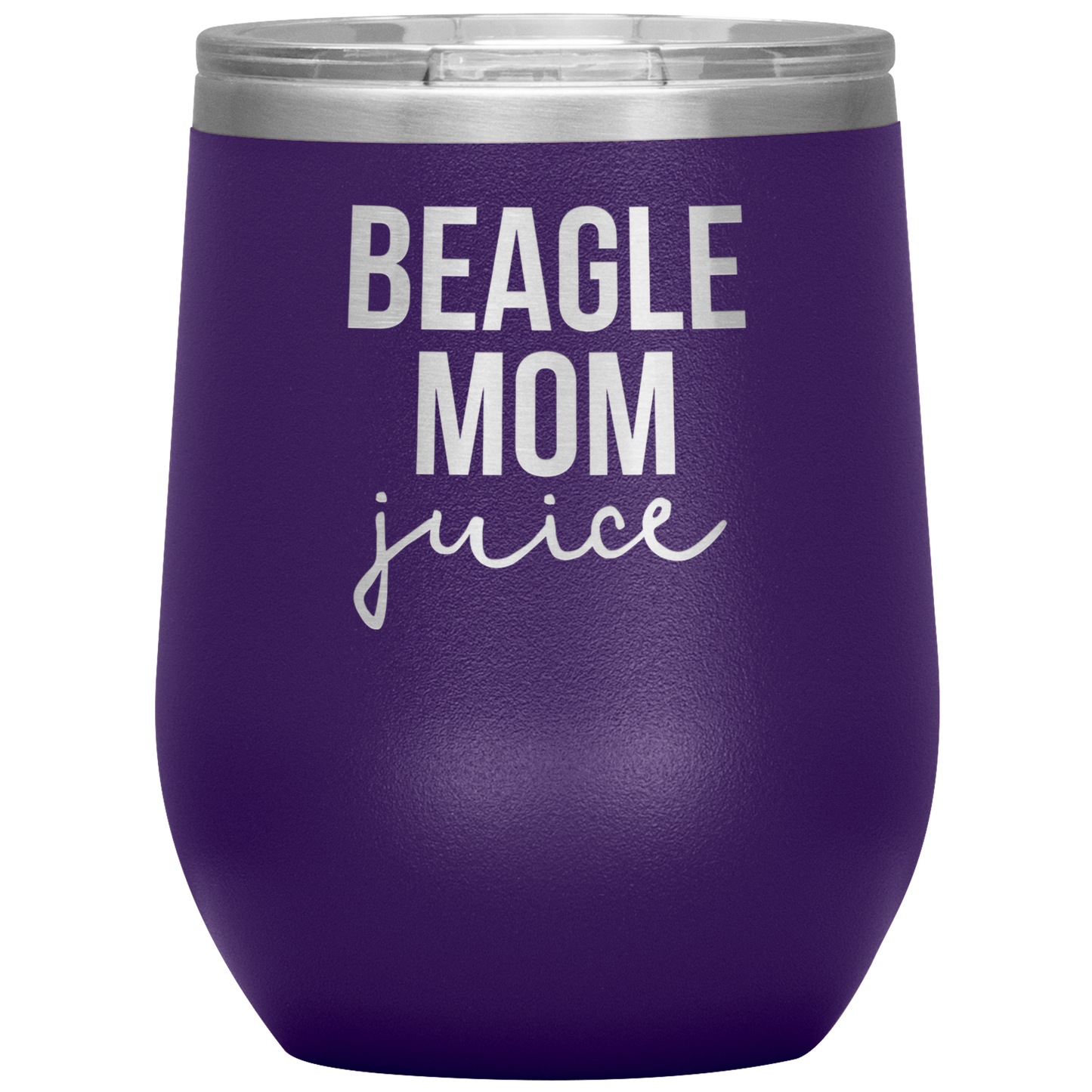 Beagle Mom Wine Tumbler, Beagle Mom Gifts, Travel Wine Cup, Cadeaux d’anniversaire pour hommes et femmes