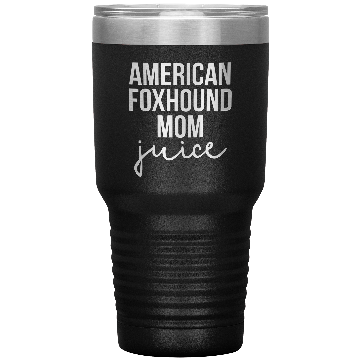 American Foxhound Mom Tumbler, Funny Travel Coffee Mug, Birthday Gifts for Men and Women