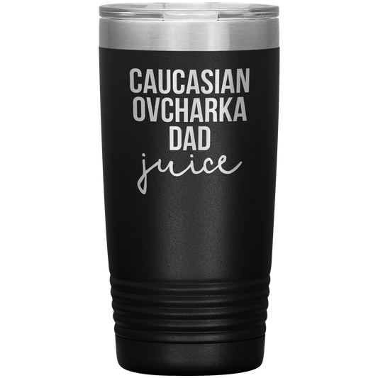 Caucasian Ovcharka Dad Tumbler, Caucasian Ovcharka Dad Gifts, Travel Coffee Mug, Birthday Gifts for Men and Women