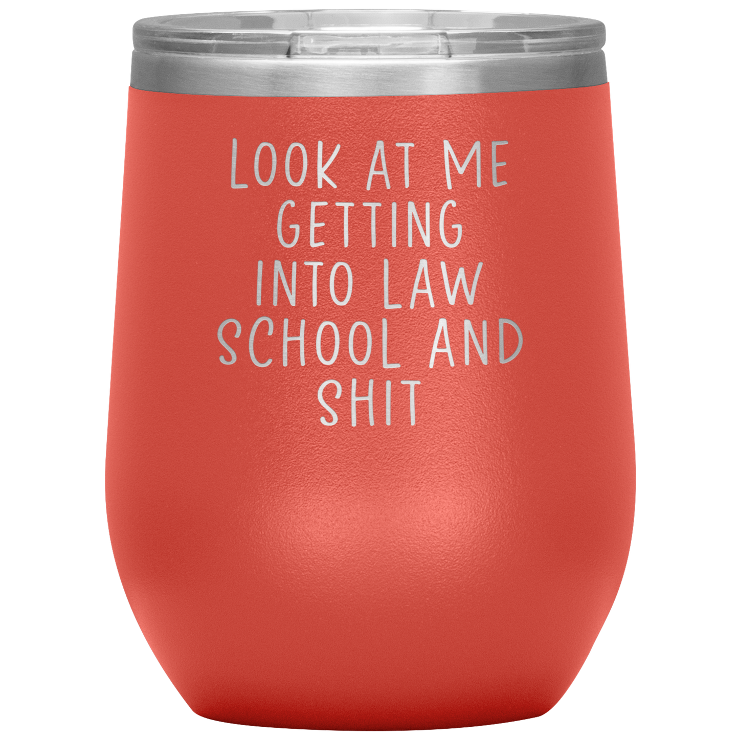 Law School Student Wine Tumbler, Law School Student Gifts, Travel Wine Cup, Birthday Gifts for Men and Women