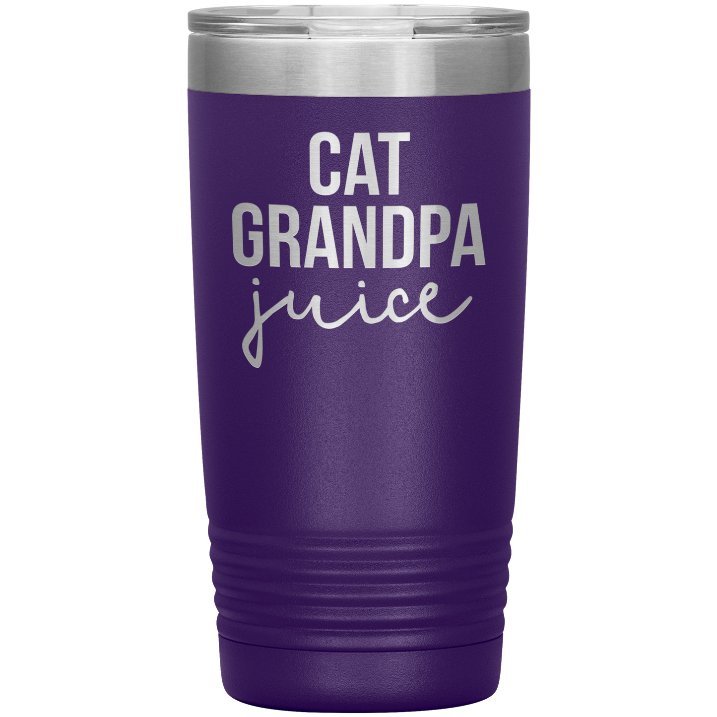 Cat Grandpa Tumbler, Cat Grandpa Gifts, Travel Coffee Mug, Birthday Gifts for Men and Women