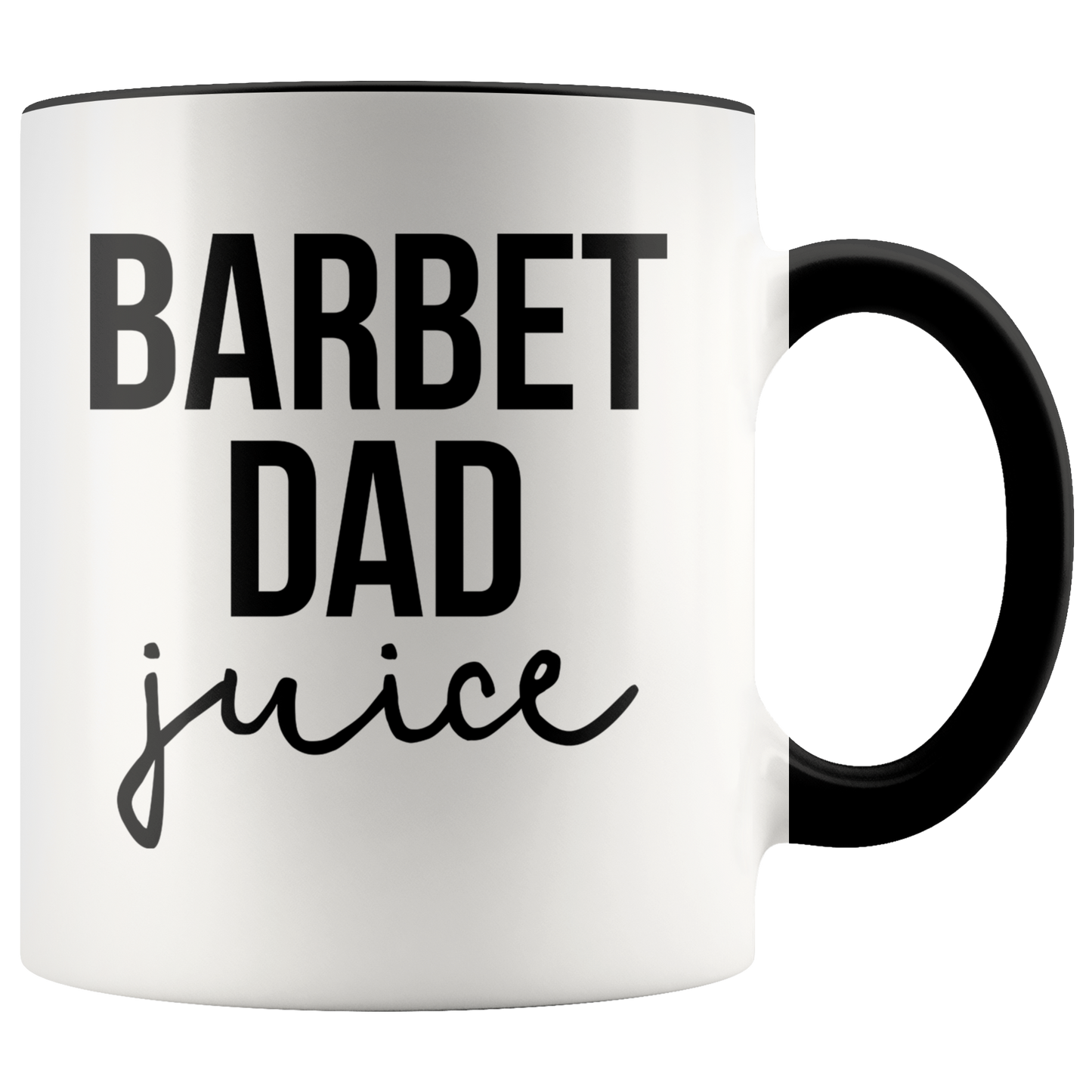 Barbet Dad Gifts, Coffee Mug, Two Tone Accent Cup, Birthday Gift for Men and Women