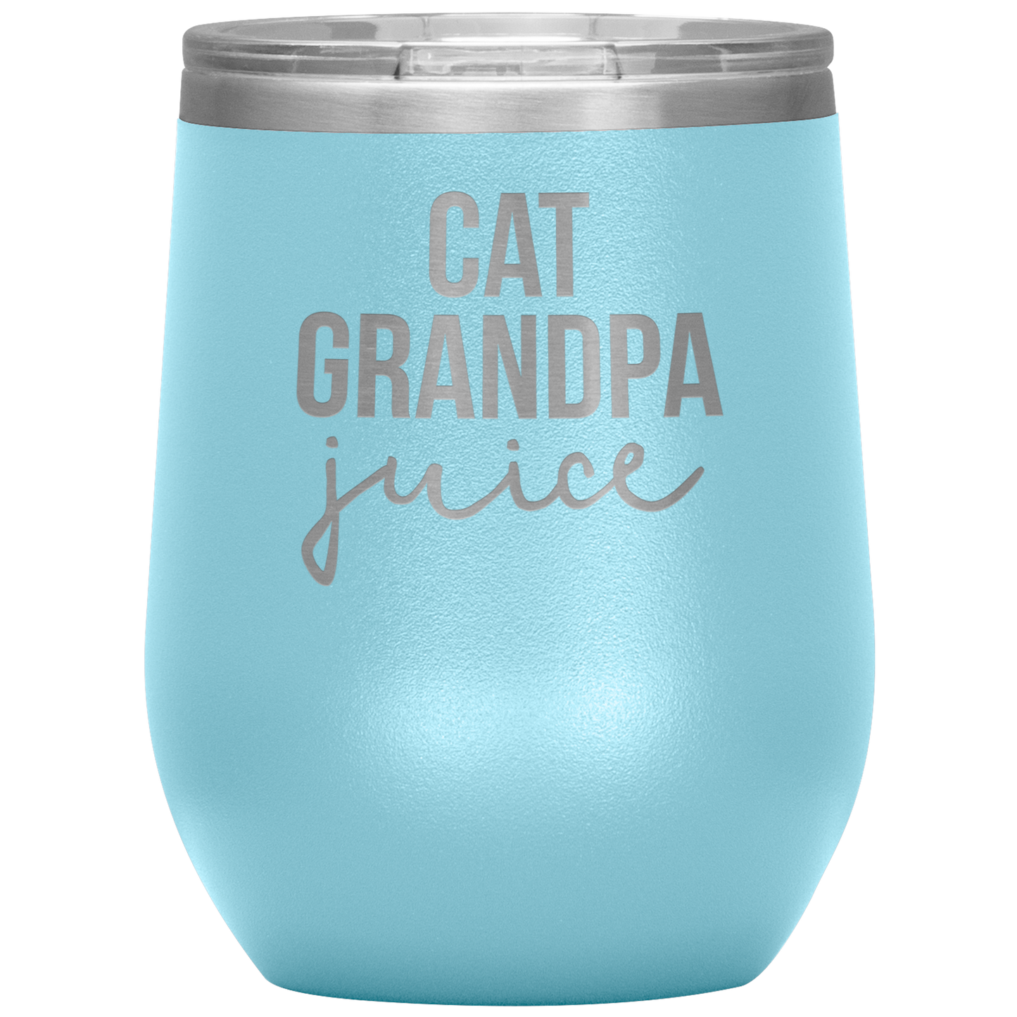 Cat Grandpa Wine Tumbler, Cat Grandpa Gifts, Travel Wine Cup, Birthday Gifts for Men and Women