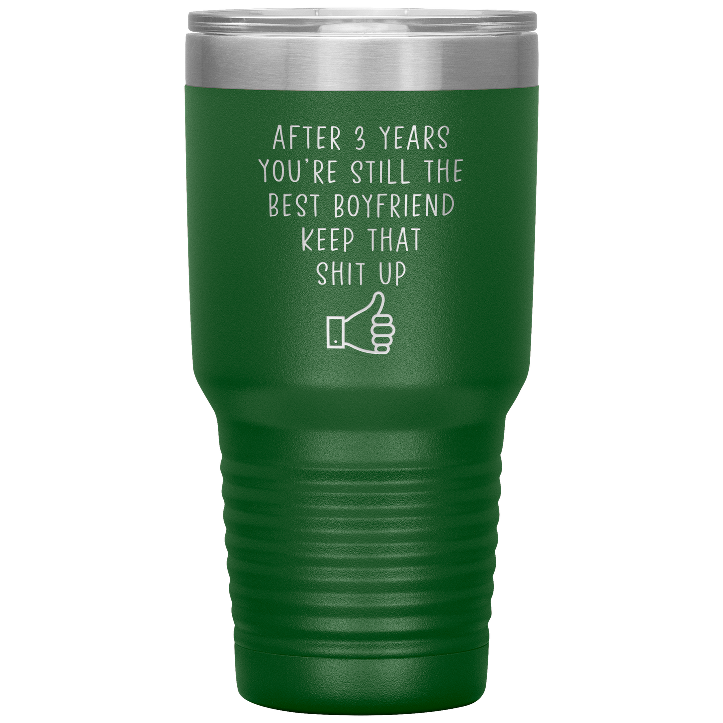 3rd Anniversary Tumbler, 3rd Anniversary Gifts, Travel Coffee Mug, Birthday Gifts for Men and Women