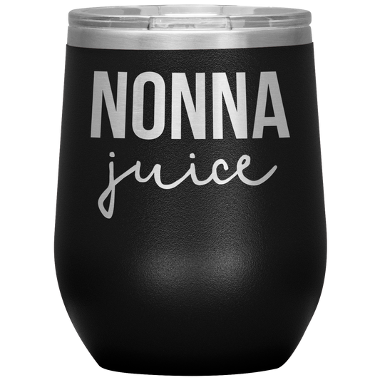 Nonna Wine Tumbler, Nonna Gifts, Travel Wine Cup, Birthday Gifts for Men and Women