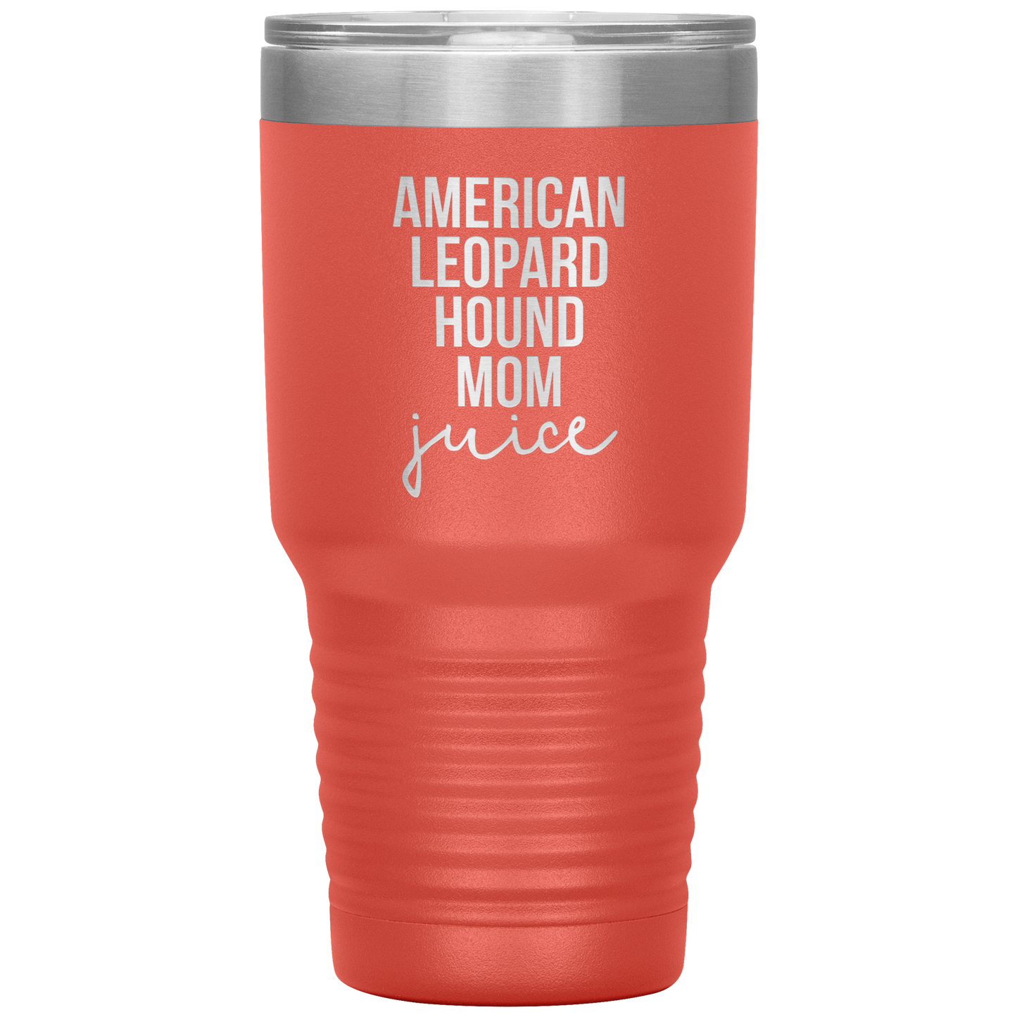 American Leopard Hound Mom Tumbler, Funny Travel Coffee Mug, Birthday Gifts for Men and Women