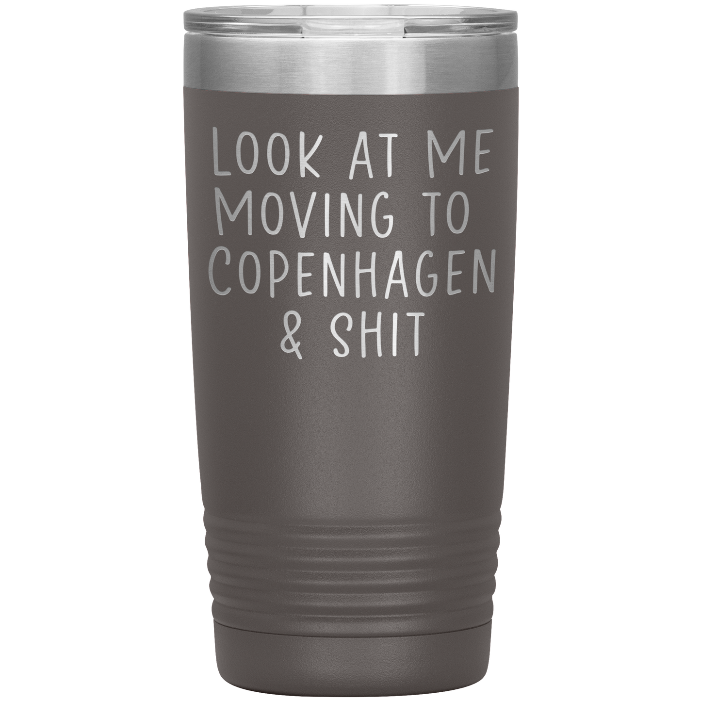 Moving to Copenhagen Denmark Tumbler, Funny Moving Away Travel Coffee Mug, Birthday Gifts for Men and Women