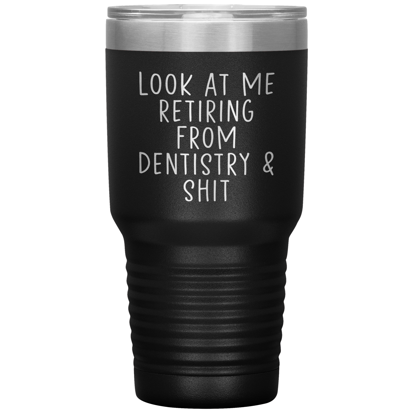 Dentista aposentado Tumbler, presente de aposentadoria Dentista, Viagens Café Mug, presentes de aniversário para Homens e Mulheres