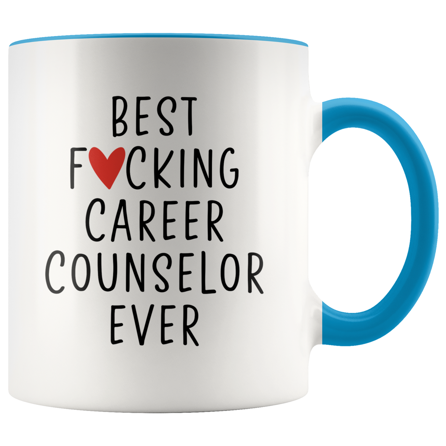 Career counselor Gifts, Coffee Mug, Two Tone Accent Cup, Birthday Gift for Men and Women