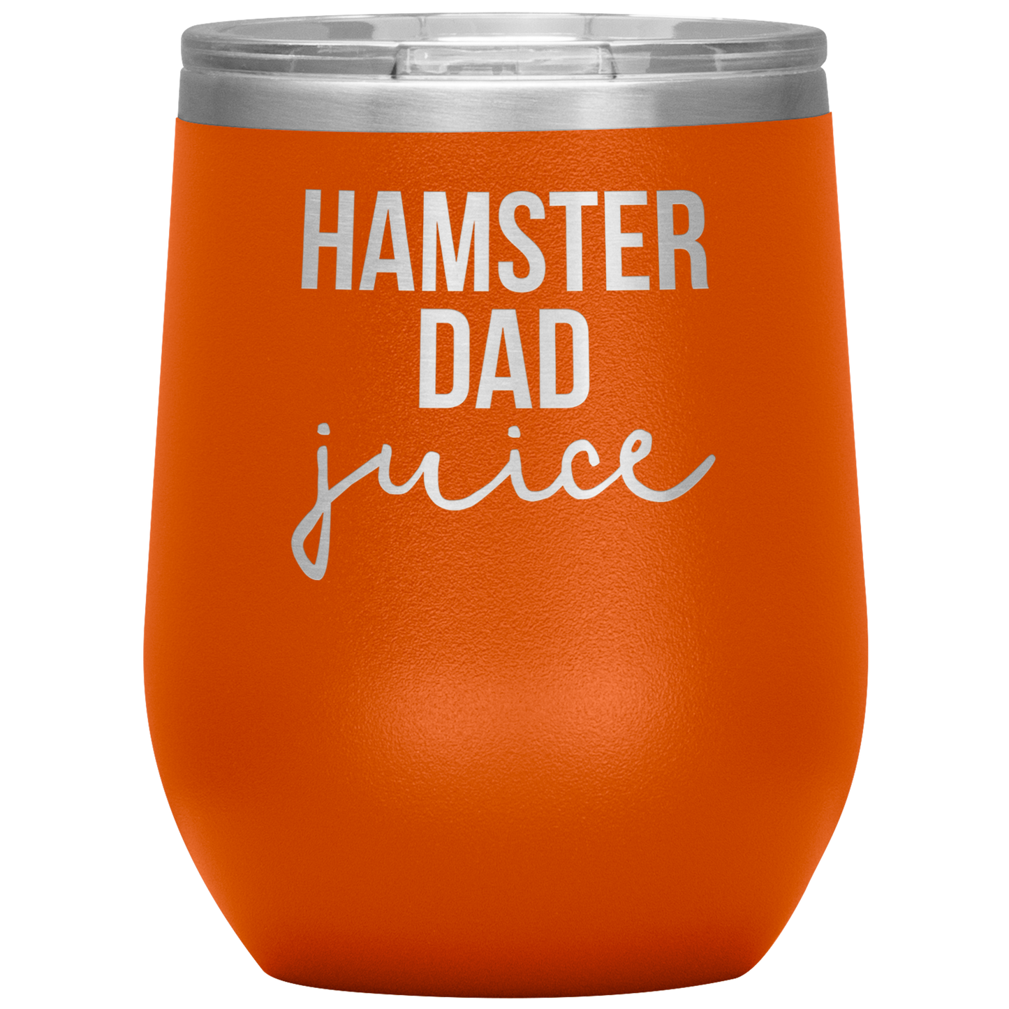 Hamster Dad Wine Tumbler, Hamster Dad Gifts, Travel Wine Cup, Birthday Gifts for Men and Women