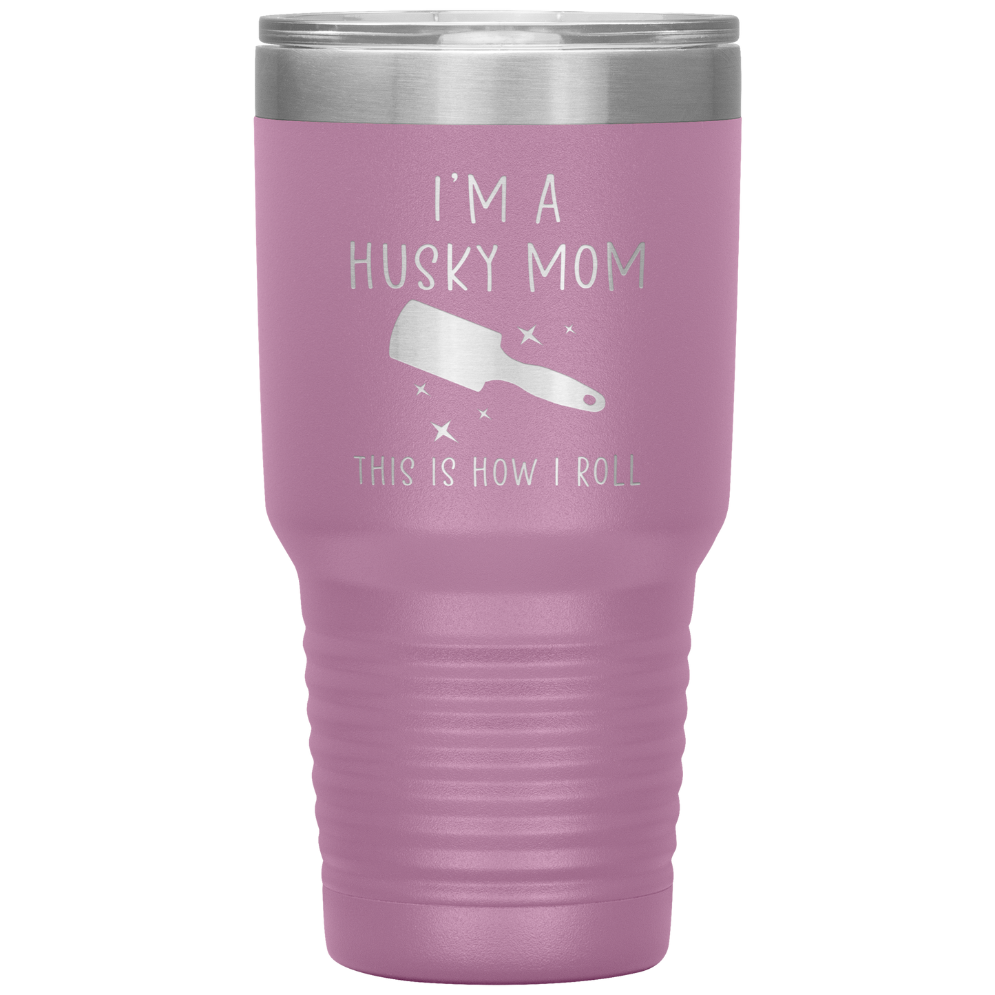 Husky Mom Tumbler, Funny Travel Coffee Mug, Birthday Gifts for Men and Women