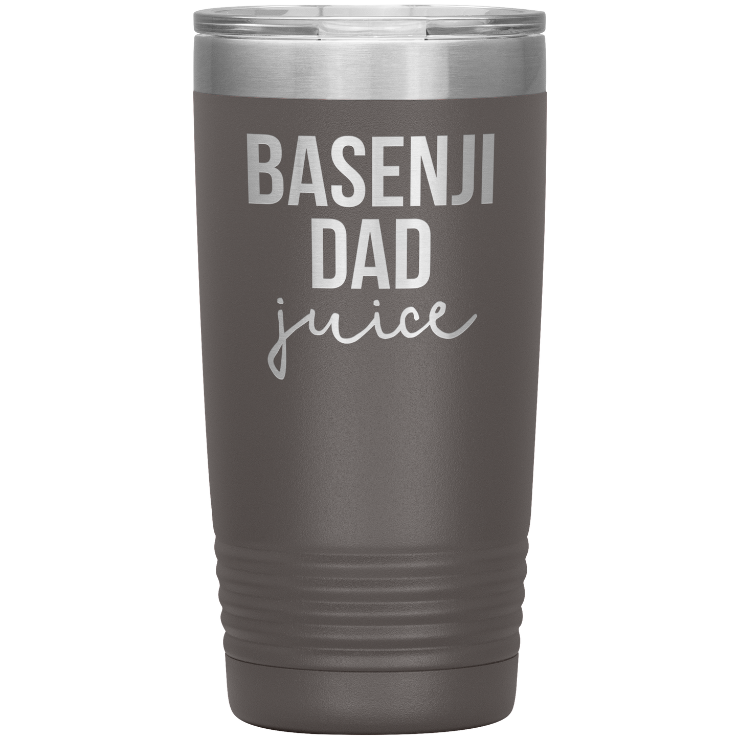 Basenji Dad Tumbler, Funny Travel Coffee Mug, Birthday Gifts for Men and Women