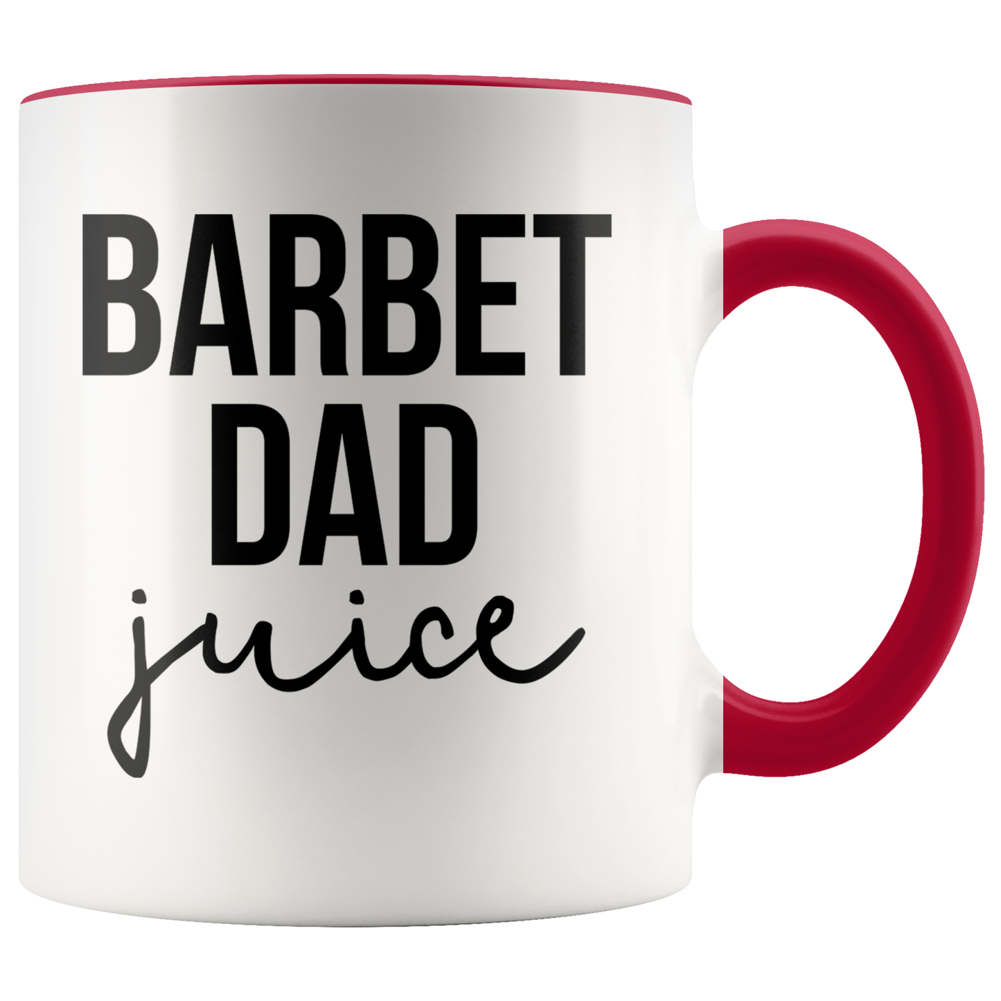 Barbet Dad Gifts, Coffee Mug, Two Tone Accent Cup, Birthday Gift for Men and Women