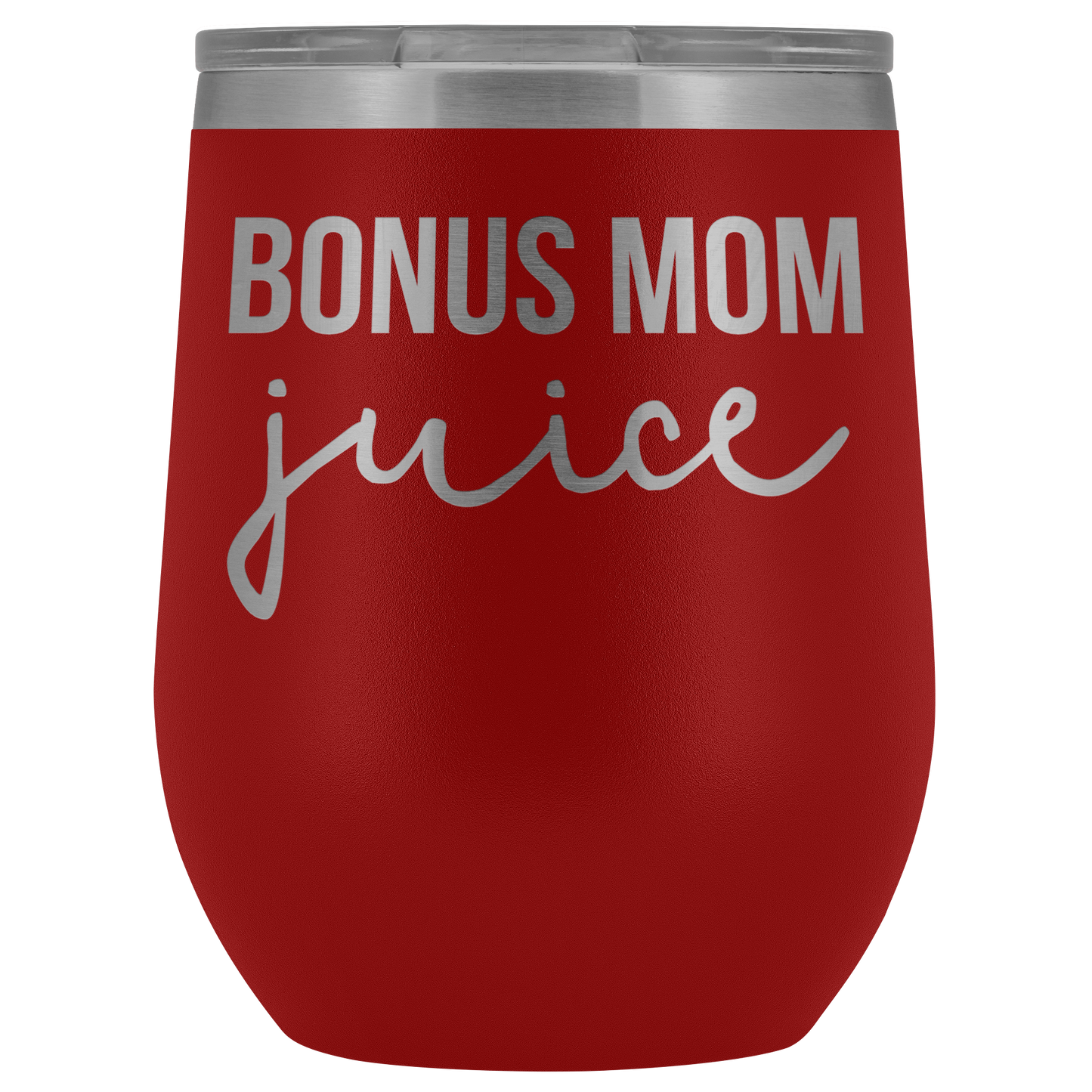 Bonus Mom Gifts, Bonus Mom Wine Tumbler, Bonus Mom Cup, Funny Birthday Gifts for Men and Women