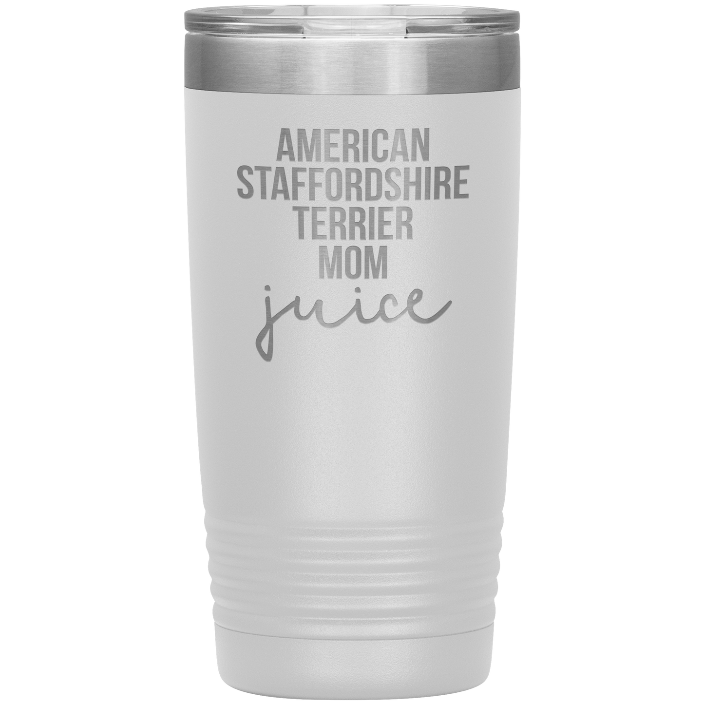 American Staffordshire Terrier Mom Tumbler, Funny Travel Coffee Mug, Birthday Gifts for Men and Women