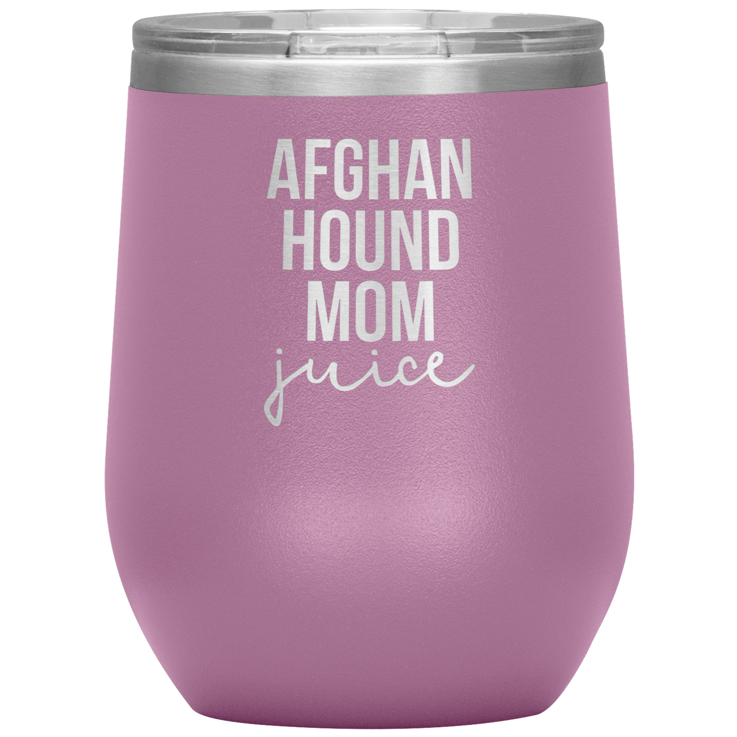 Afghan Hound Mom Wine Tumbler, Funny Travel Wine Cup, Birthday Gifts for Men and Women