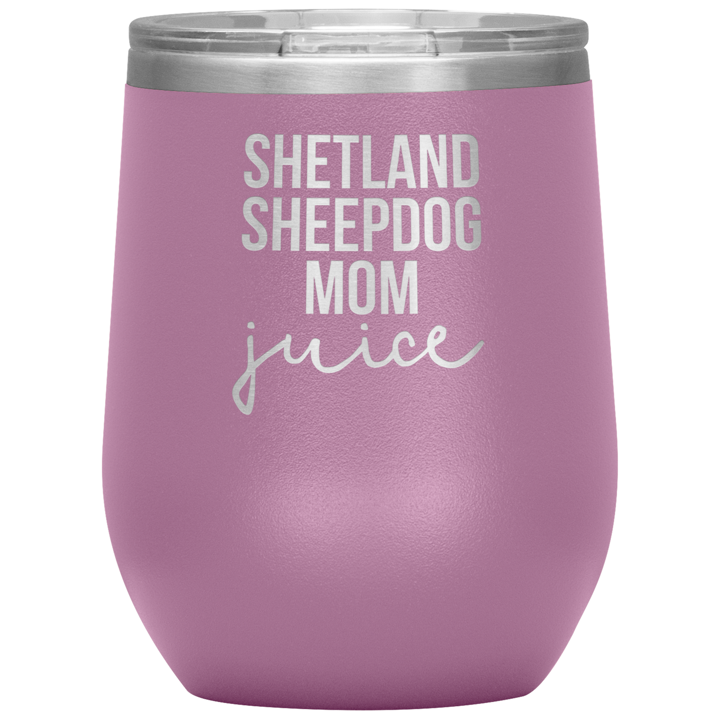 Shetland Sheepdog Mamá Vaso de Vino, Shetland Sheepdog Mamá Regalos, Copa de Vino de viaje, Regalos de cumpleaños para Los Hombres y Las Mujeres