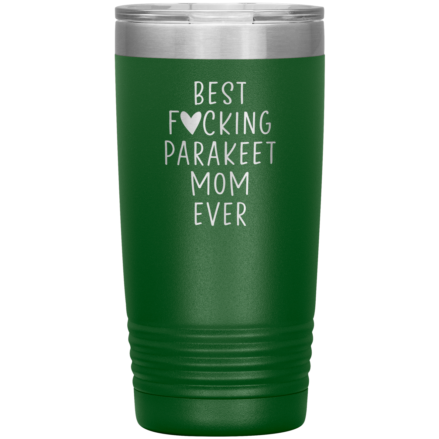 Parakeet Mom Tumbler, Parakeet Mom Gifts, Travel Coffee Mug, Birthday Gifts for Men and Women