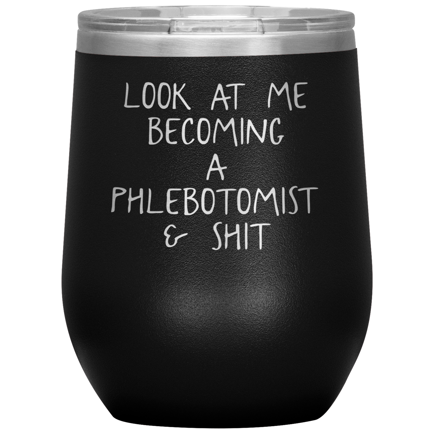 Vaso de vino de Phlebotomy, regalos de Phlebotomist, taza de vino de Phlebotomy, regalos del cumpleaños para hombres y mujeres