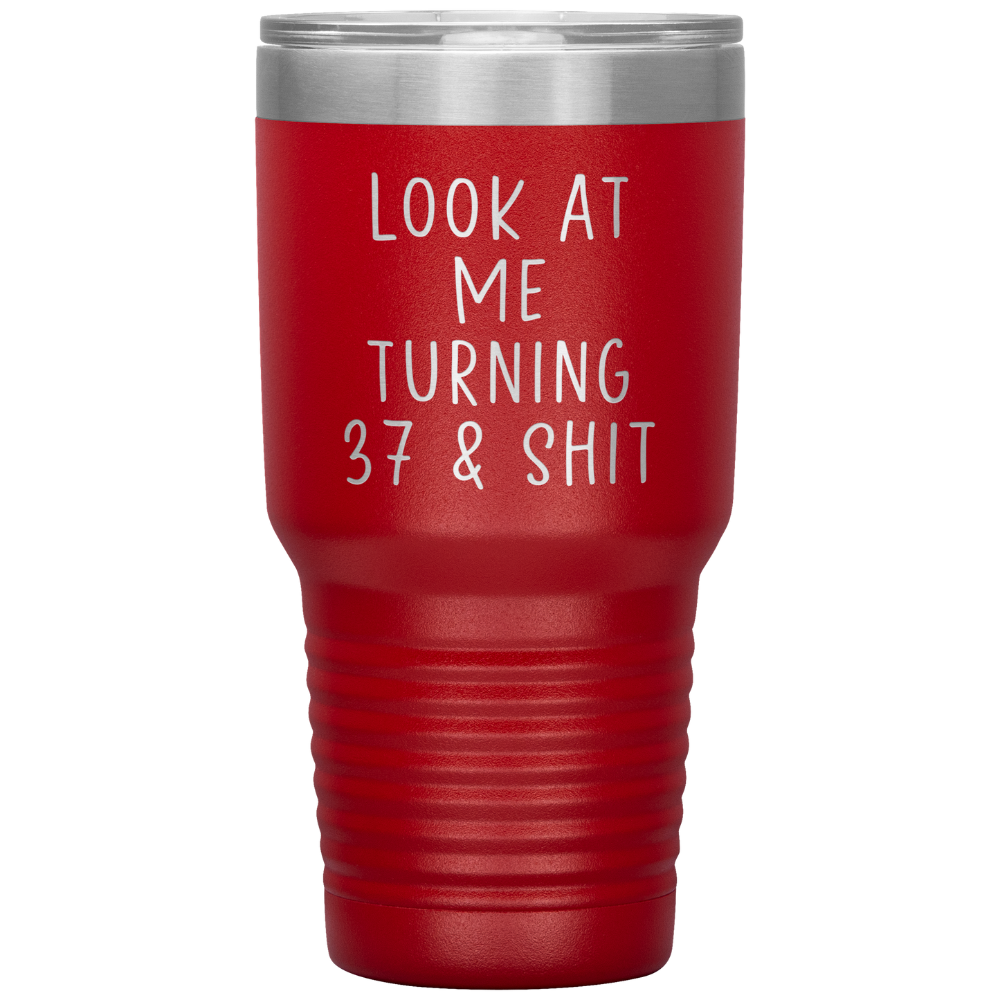 37th Birthday Tumbler, 37th Birthday Gifts, Travel Coffee Mug, Birthday Gifts for Men and Women