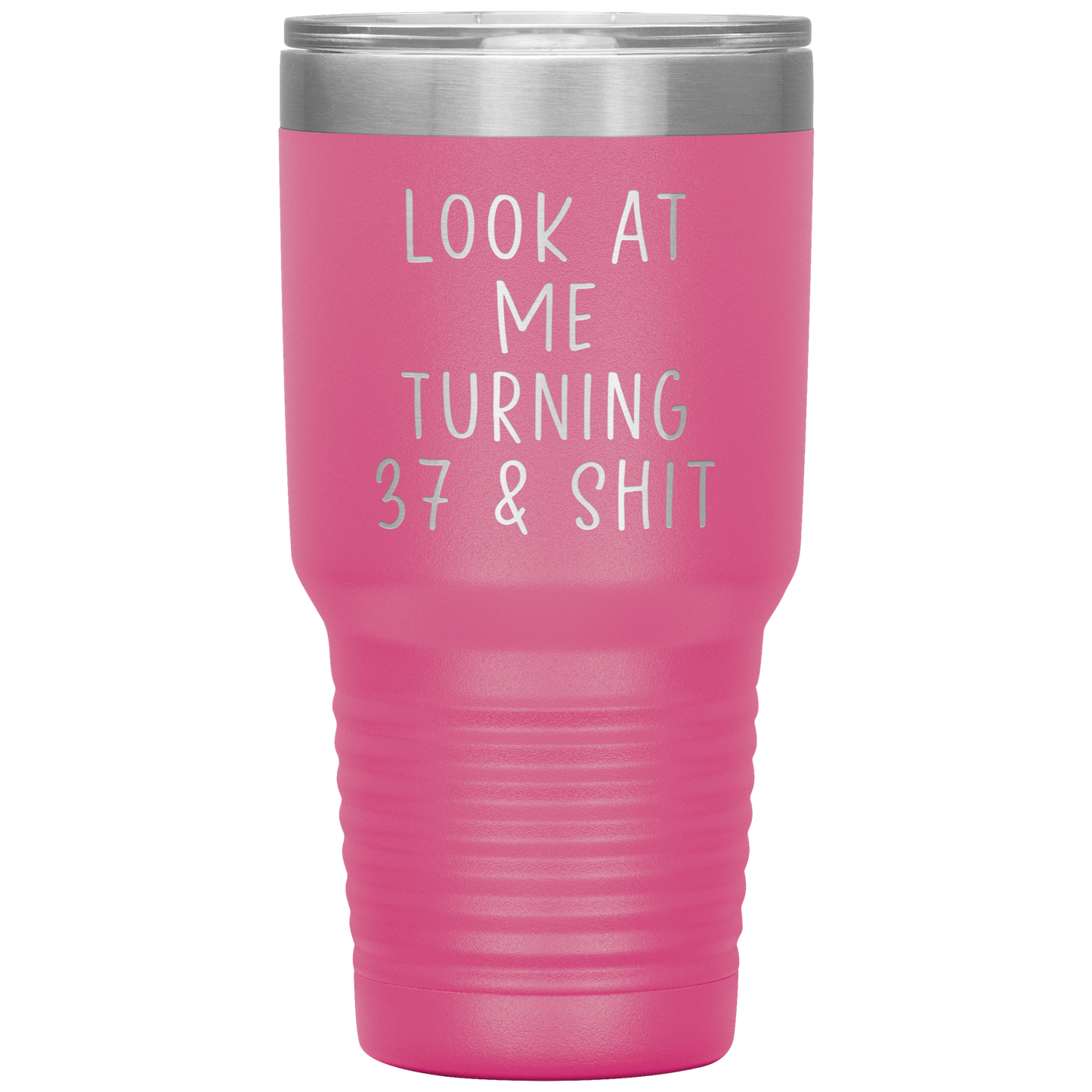 37th Birthday Tumbler, 37th Birthday Gifts, Travel Coffee Mug, Birthday Gifts for Men and Women