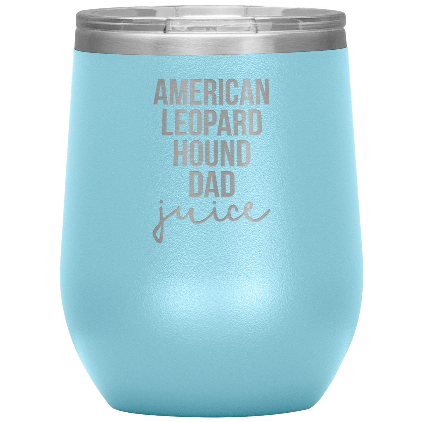 American Leopard Hound Dad Wine Tumbler, Funny Travel Wine Cup, Birthday Gifts for Men and Women