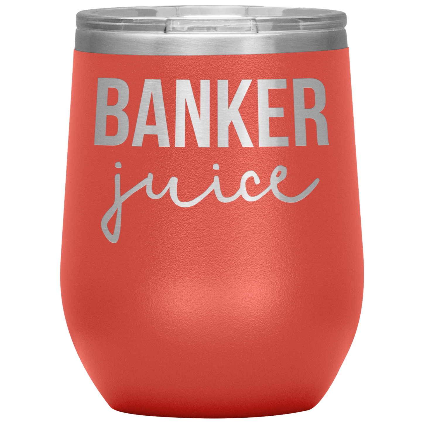 Banker Wine Tumbler, Funny Gifts, Travel Wine Cup, Birthday Gifts for Men and Women