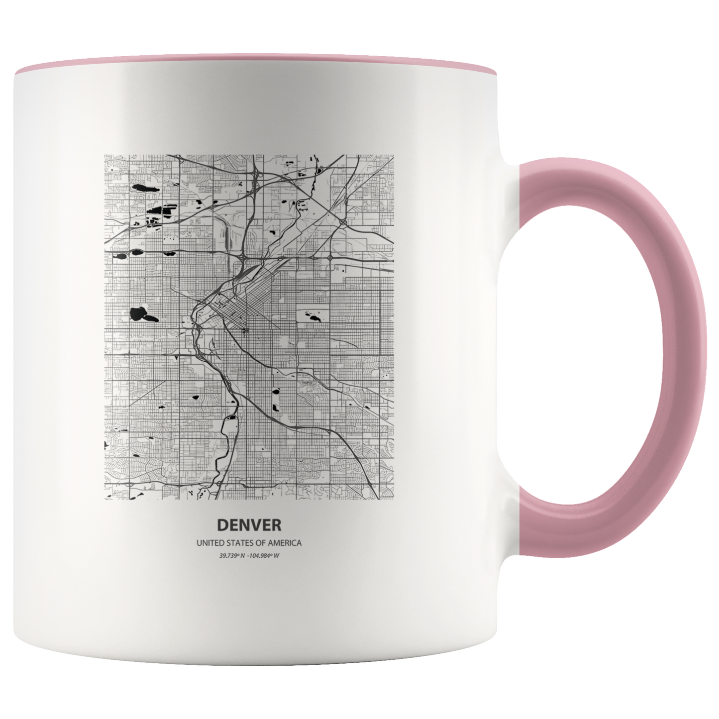 Moving to Denver Gifts, Colorado Moving Away Coffee Mug, Two Tone Accent Cup, Birthday Gift for Men and Women