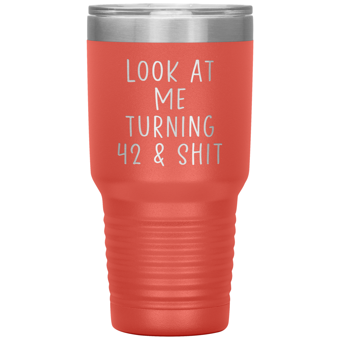 42e anniversaire Tumbler, 42e anniversaire des cadeaux, voyage de café, cadeaux d'anniversaire pour hommes et femmes