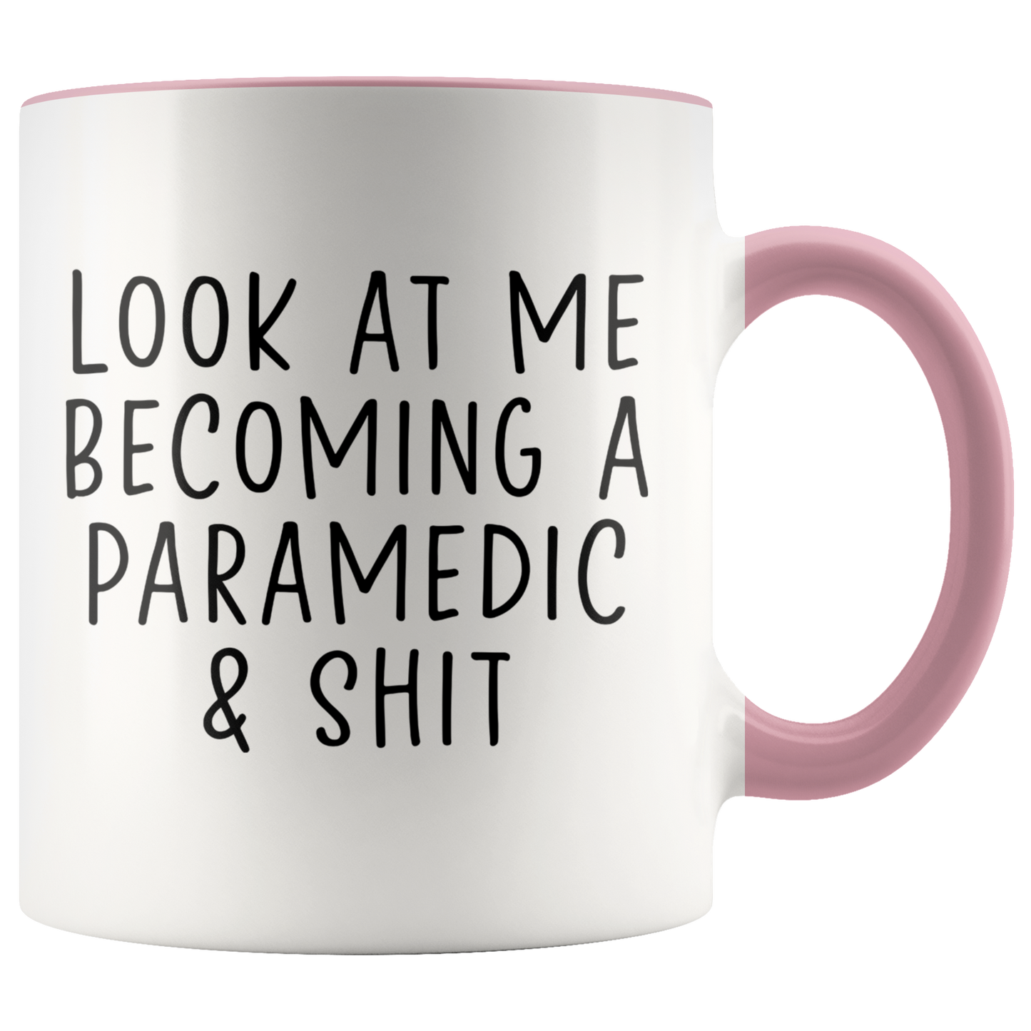 Paramedic Graduation Gifts, Coffee Mug, Two Tone Accent Cup, Birthday Gift for Men and Women