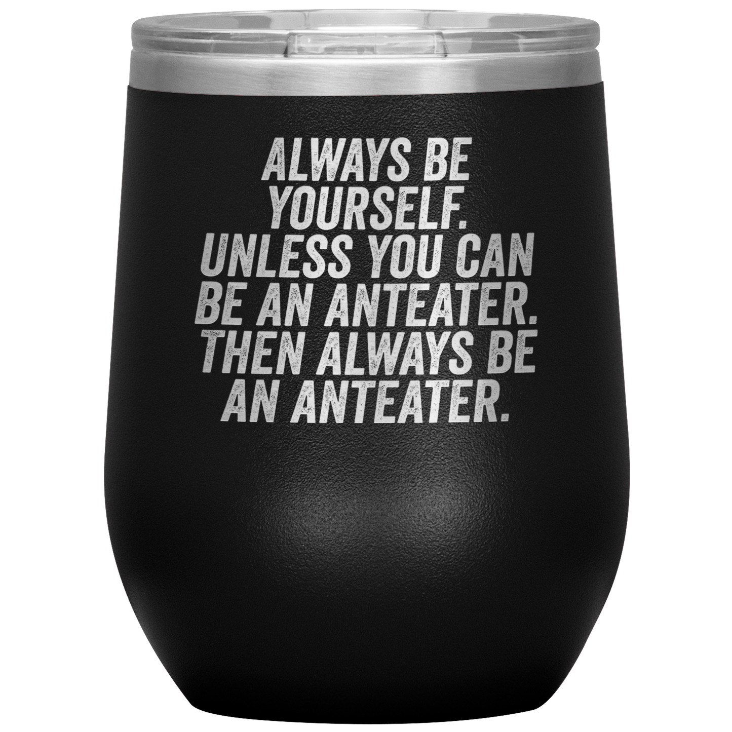 Anteater Wine Tumbler, Anteater Gifts, Travel Wine Cup, Birthday Gifts for Men and Women