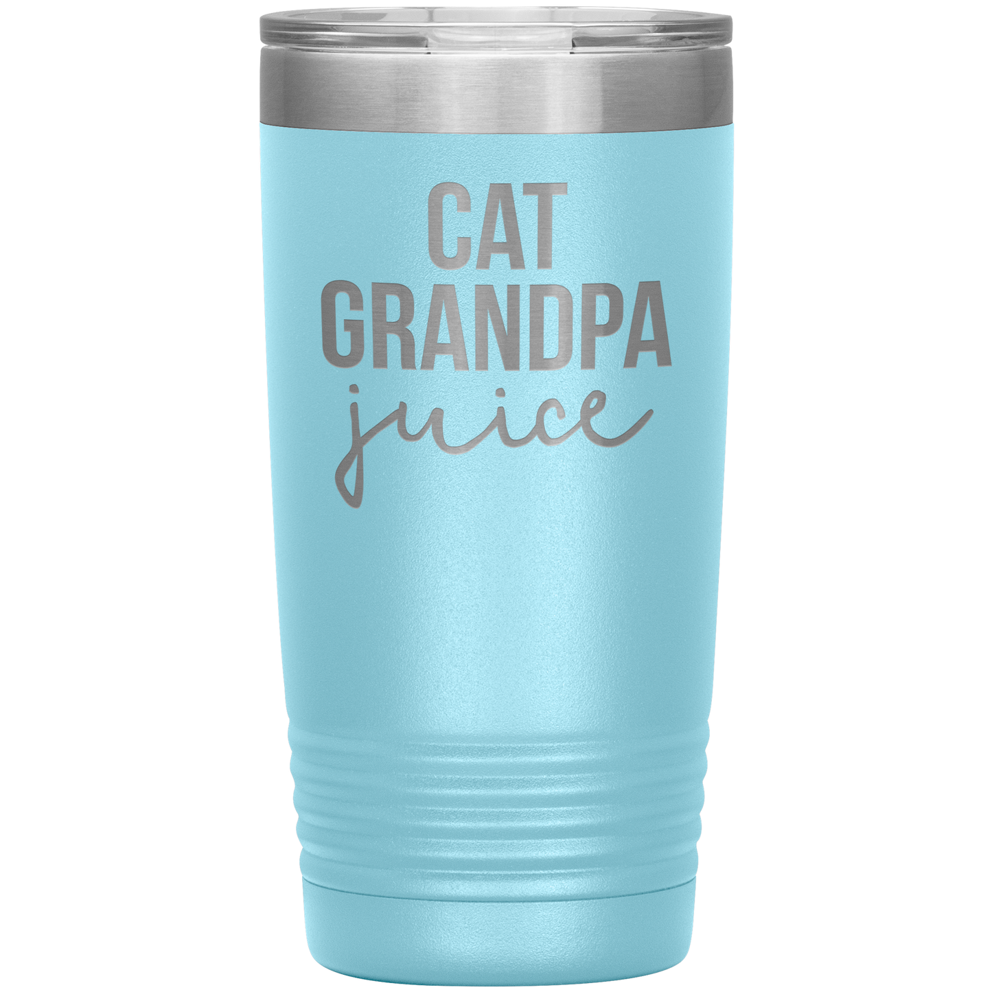 Cat Grandpa Tumbler, Cat Grandpa Gifts, Travel Coffee Mug, Birthday Gifts for Men and Women