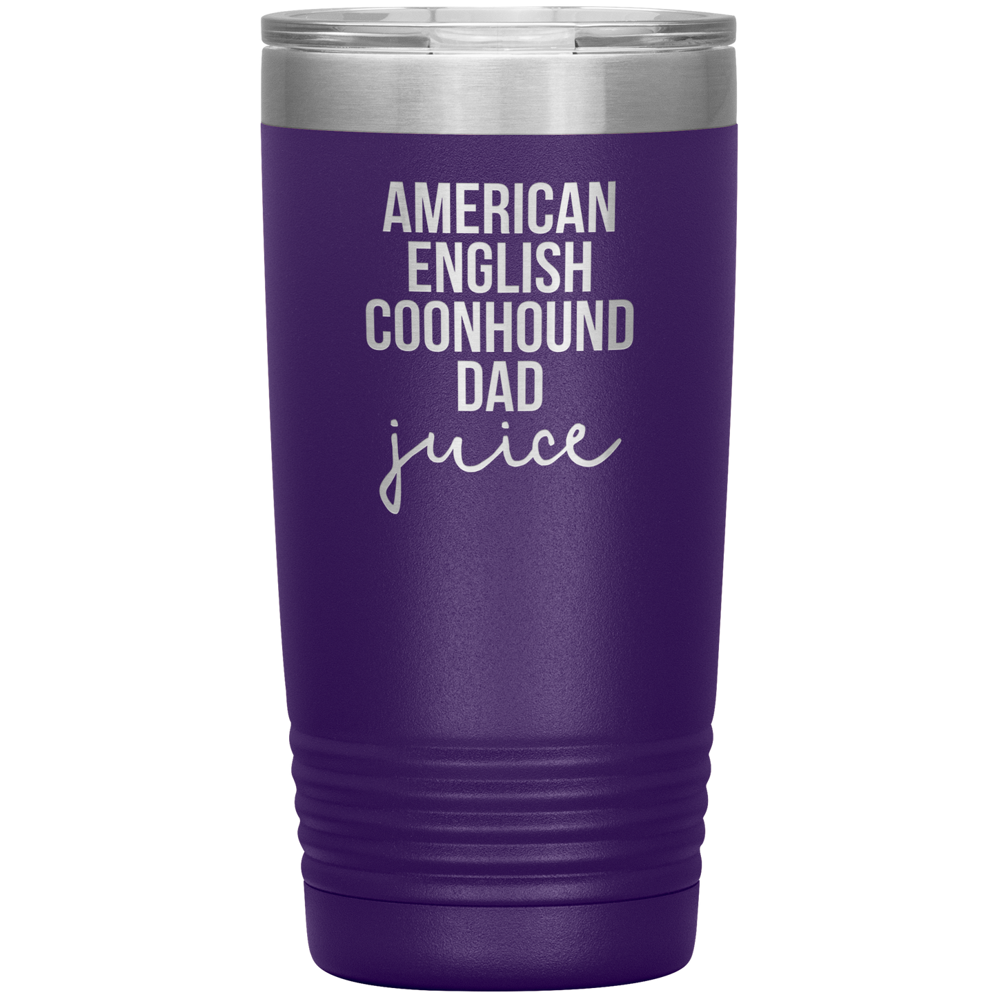 American English Coonhound Dad Tumbler, Funny Travel Coffee Mug, Birthday Gifts for Men and Women