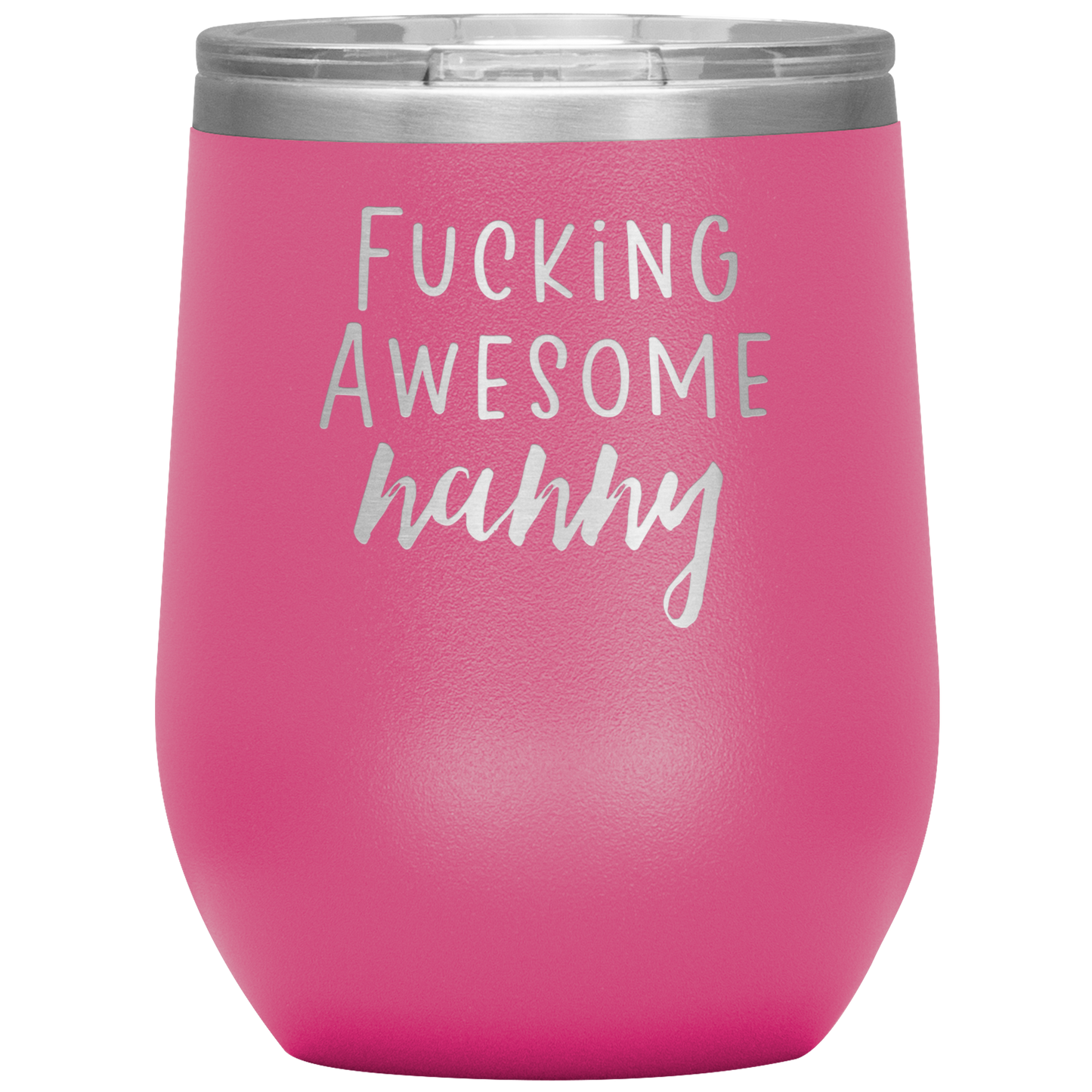 Nanny Wine Tumbler, Nanny Gifts, Travel Wine Cup, Birthday Gifts for Men and Women