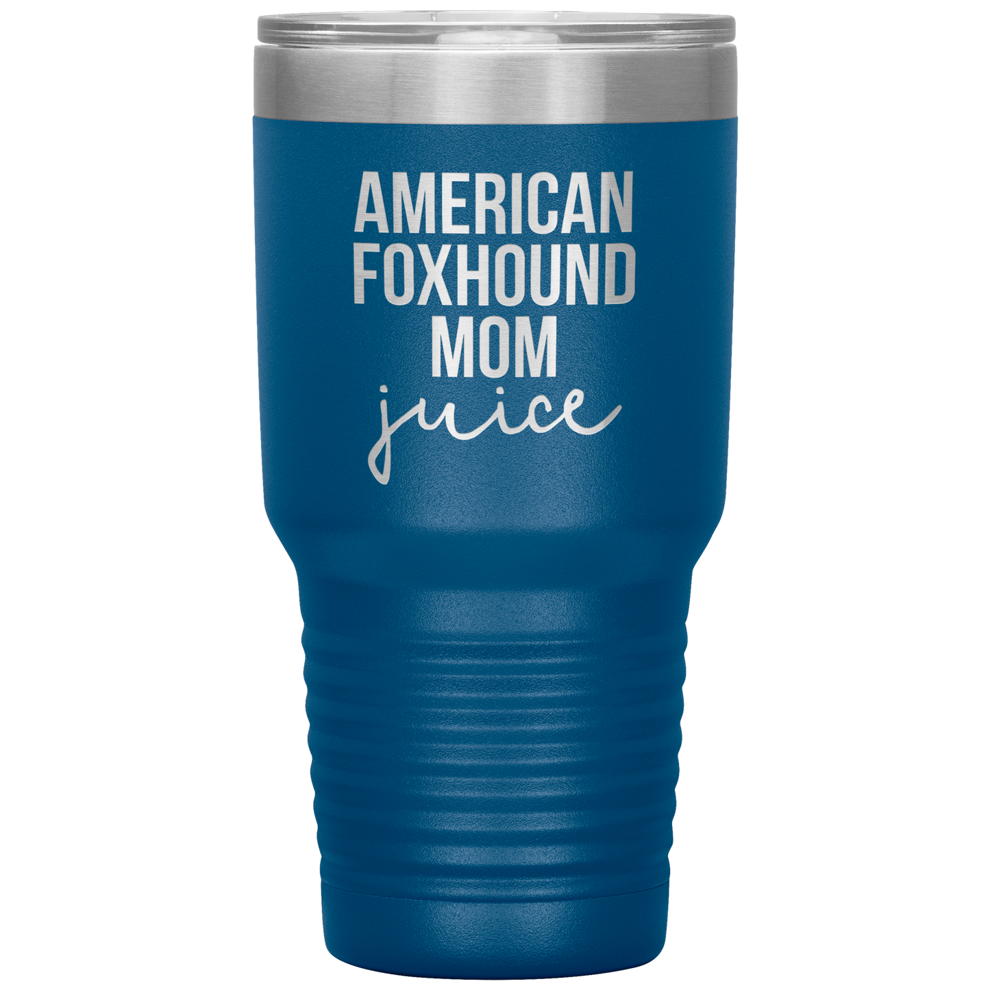 American Foxhound Mom Tumbler, Funny Travel Coffee Mug, Birthday Gifts for Men and Women