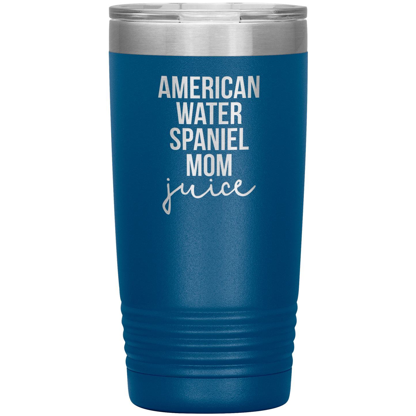 American Water Spaniel Mom Tumbler, Funny Travel Coffee Mug, Birthday Gifts for Men and Women