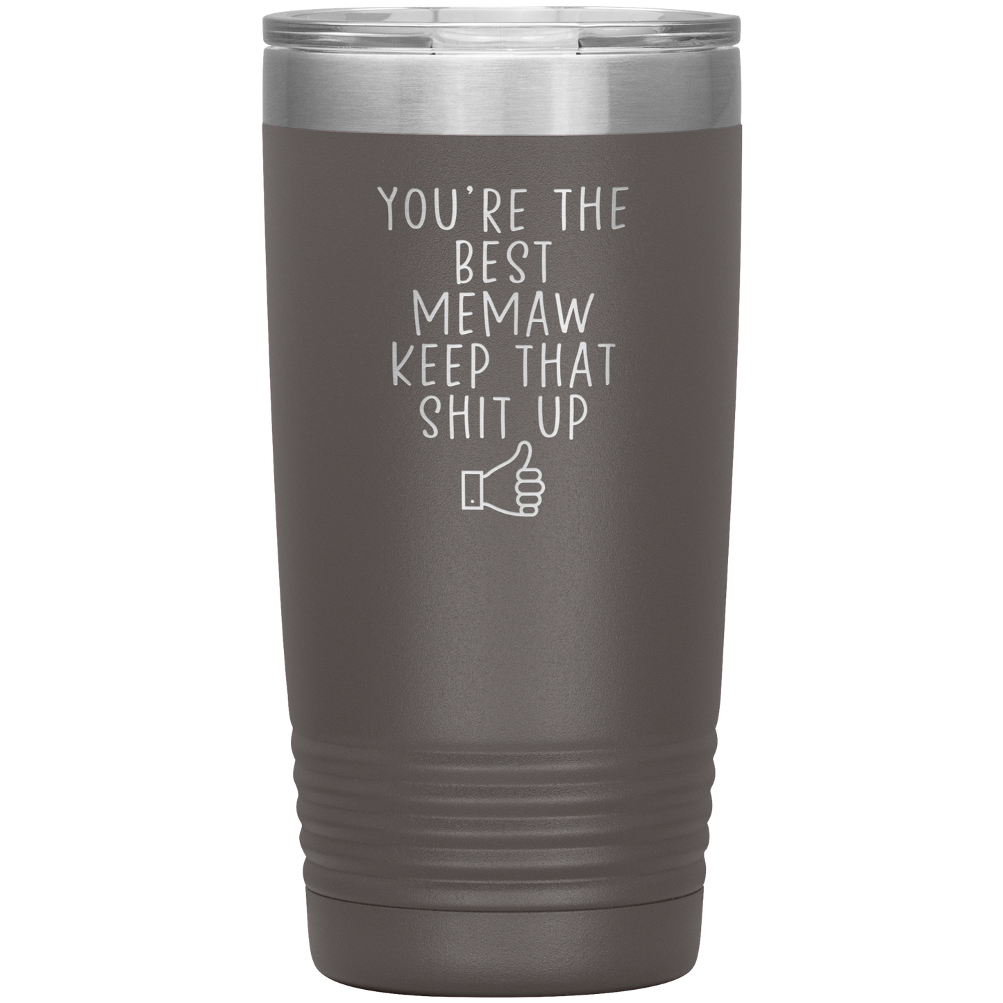 Memaw Tumbler, Memaw Gifts, Travel Coffee Mug, Birthday Gifts for Men and Women