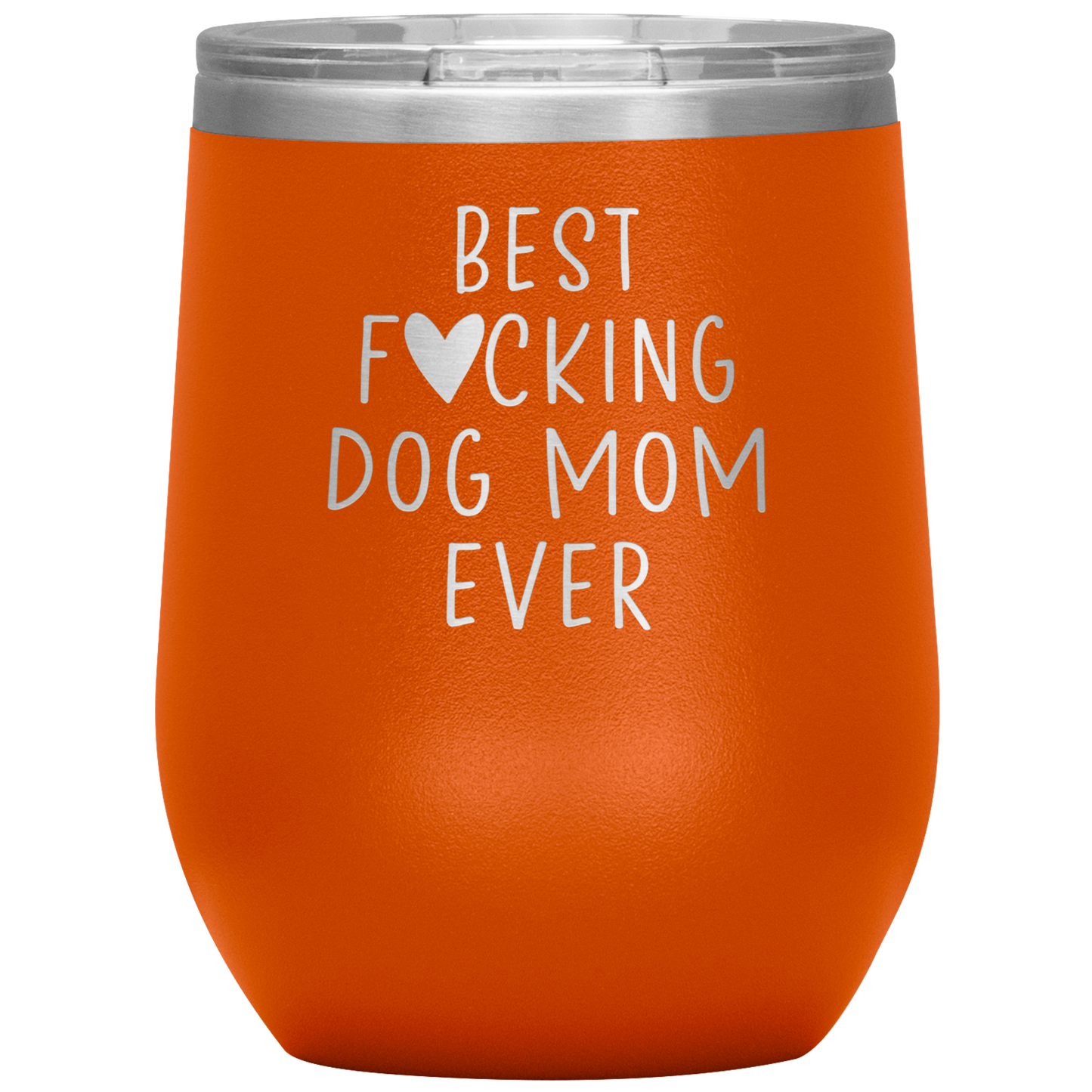 Dog Mom Wine Tumbler, Dog Mom Gifts, Travel Wine Cup, Birthday Gifts for Men and Women