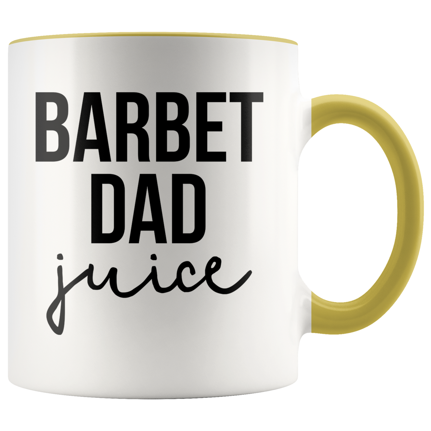 Barbet Dad Gifts, Coffee Mug, Two Tone Accent Cup, Birthday Gift for Men and Women