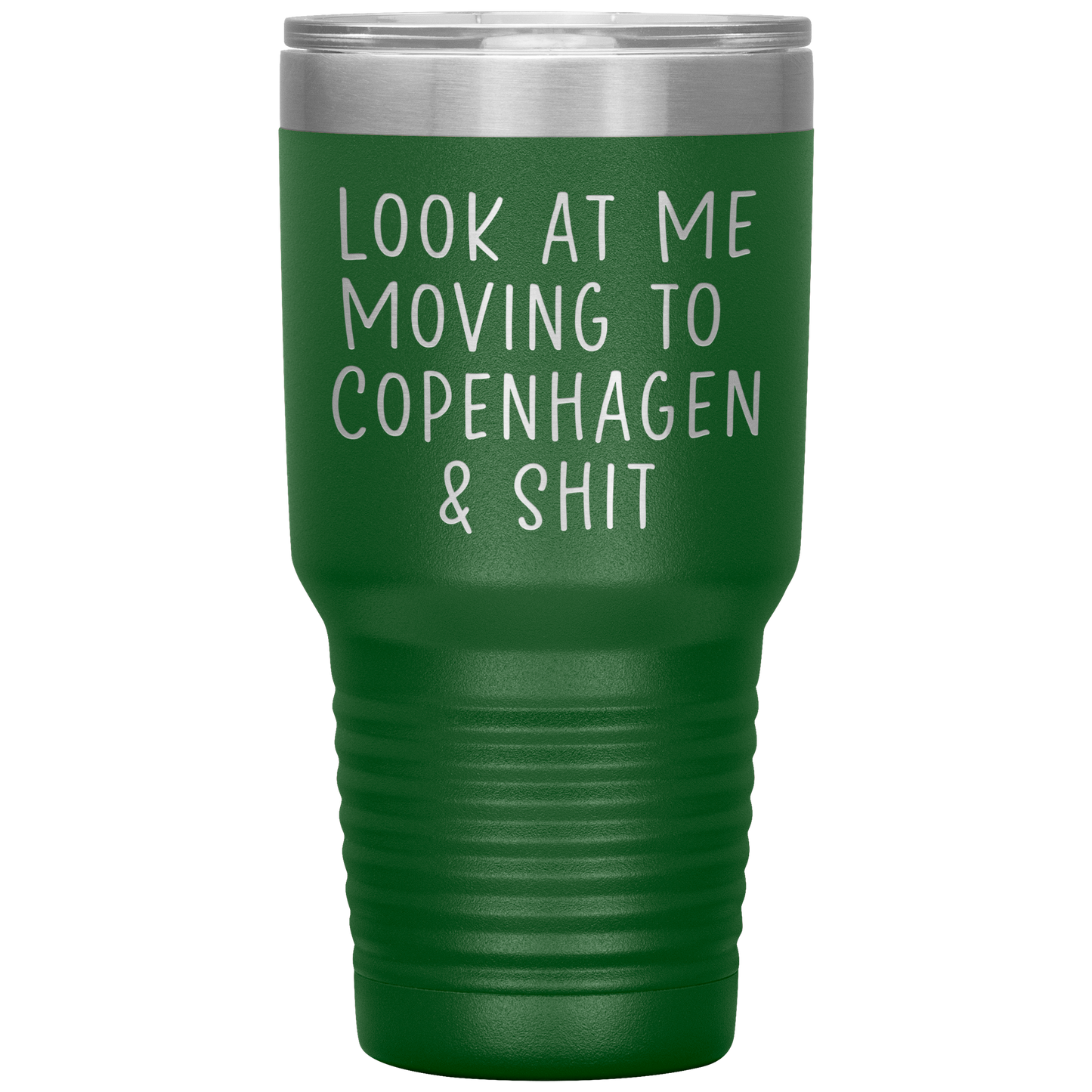 Moving to Copenhagen Denmark Tumbler, Funny Travel Coffee Mug, Birthday Gifts for Men and Women