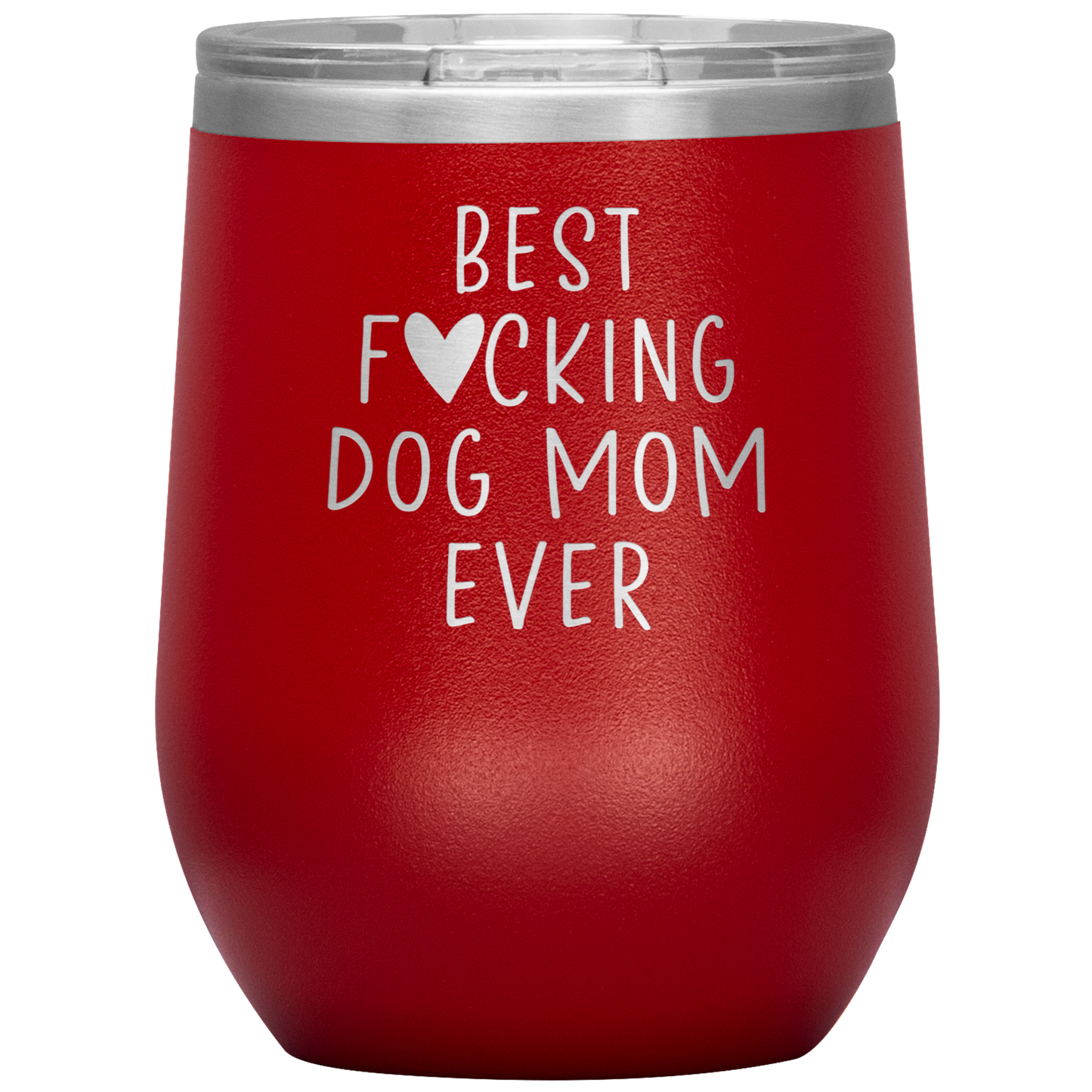 Dog Mom Wine Tumbler, Dog Mom Gifts, Travel Wine Cup, Birthday Gifts for Men and Women