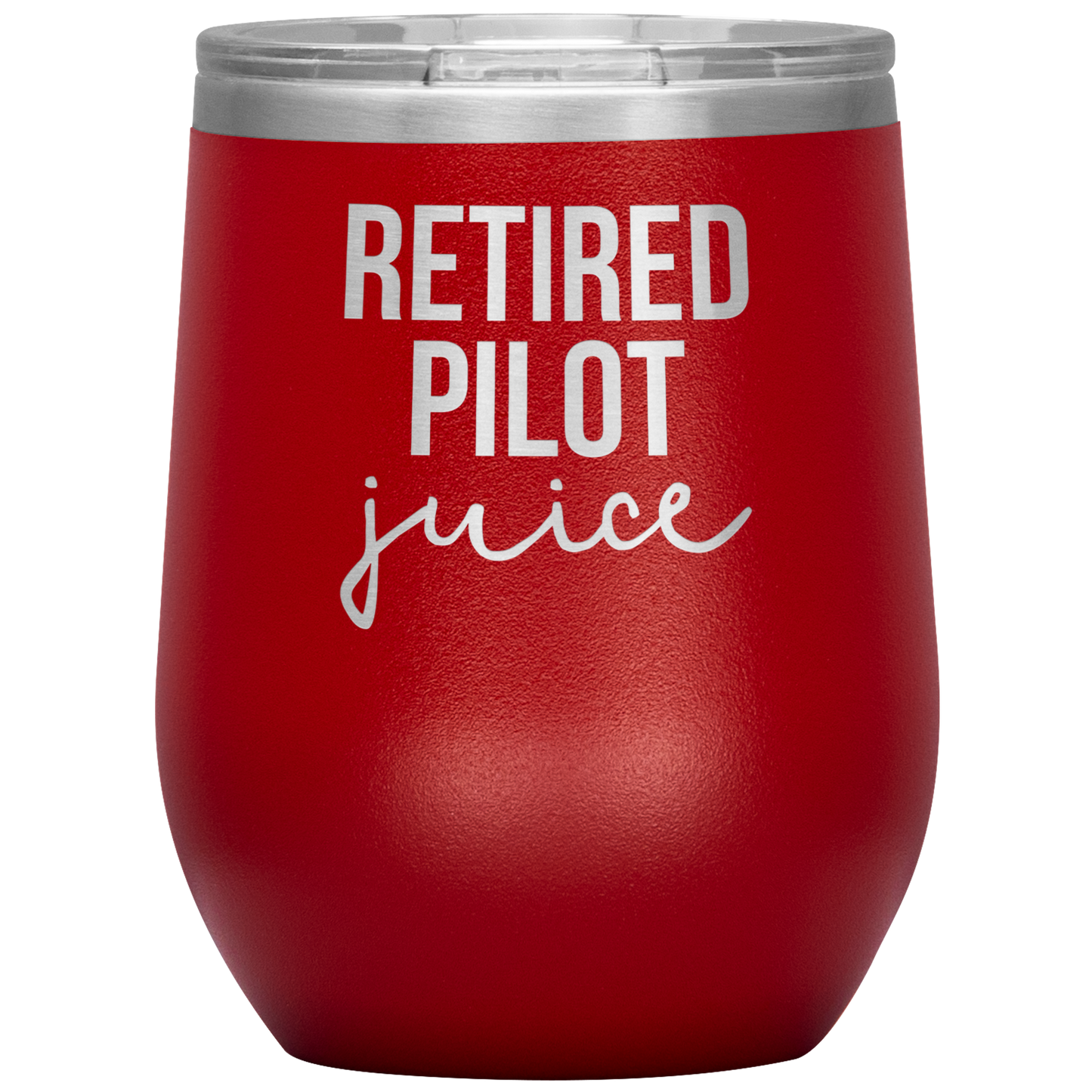 Retired Pilot Retirement Tumbler, Retired Pilot Retirement Gifts, Travel Wine Cup, Birthday Gifts for Men and Women