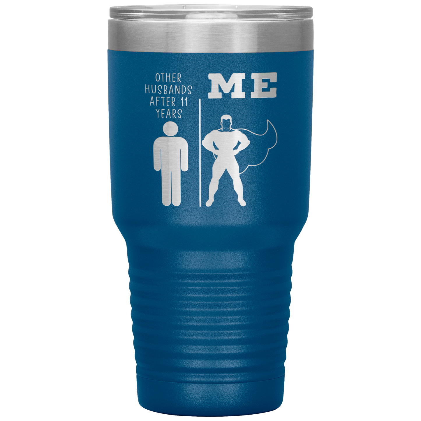 11th Anniversary Gifts for Husband, 11 Year Anniversary Gifts for Men, Tumbler Mug